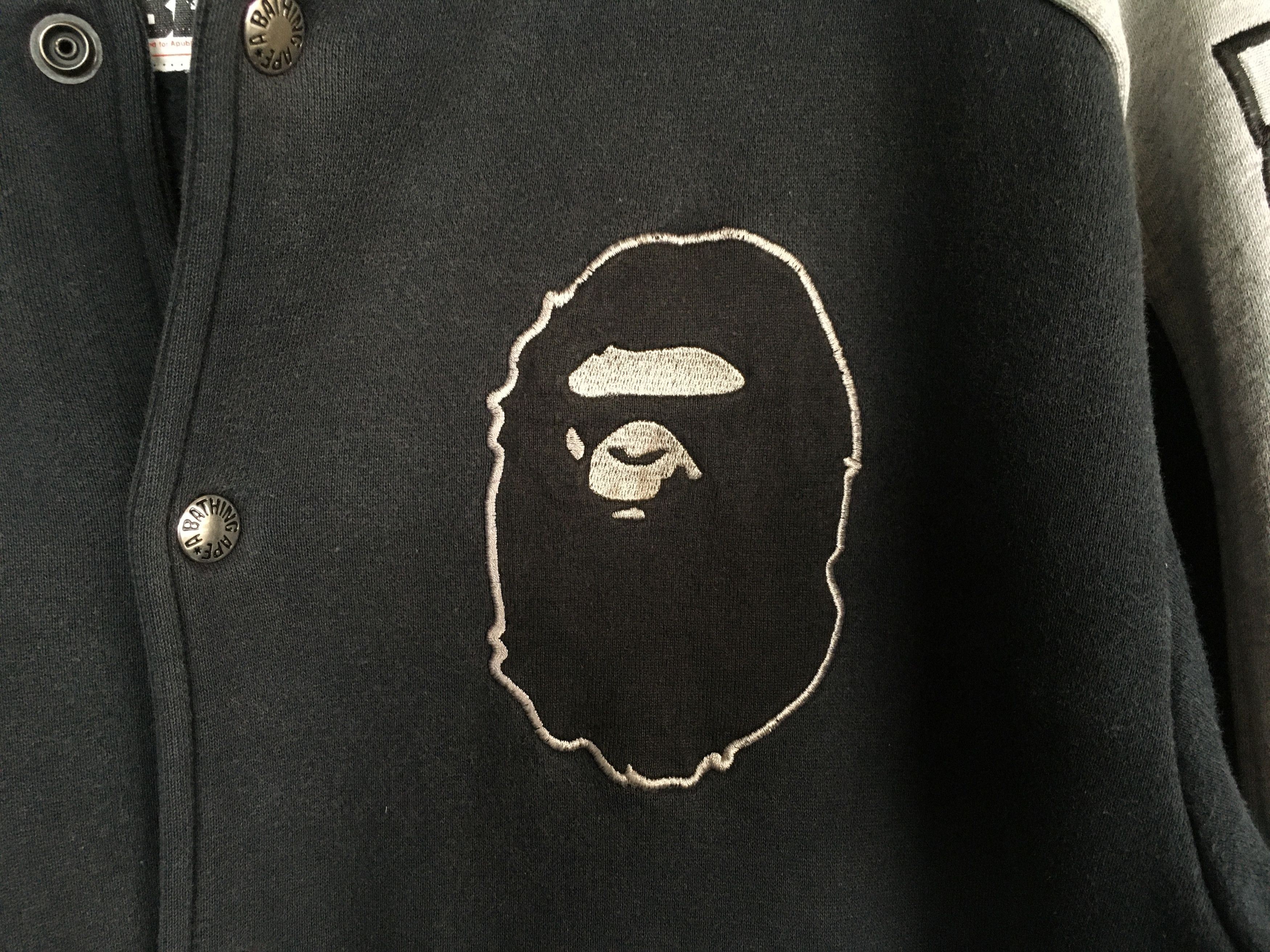 Bape OG Bape Spellout Sleeve Varsity Jacket Size US M / EU 48-50 / 2 - 11 Thumbnail