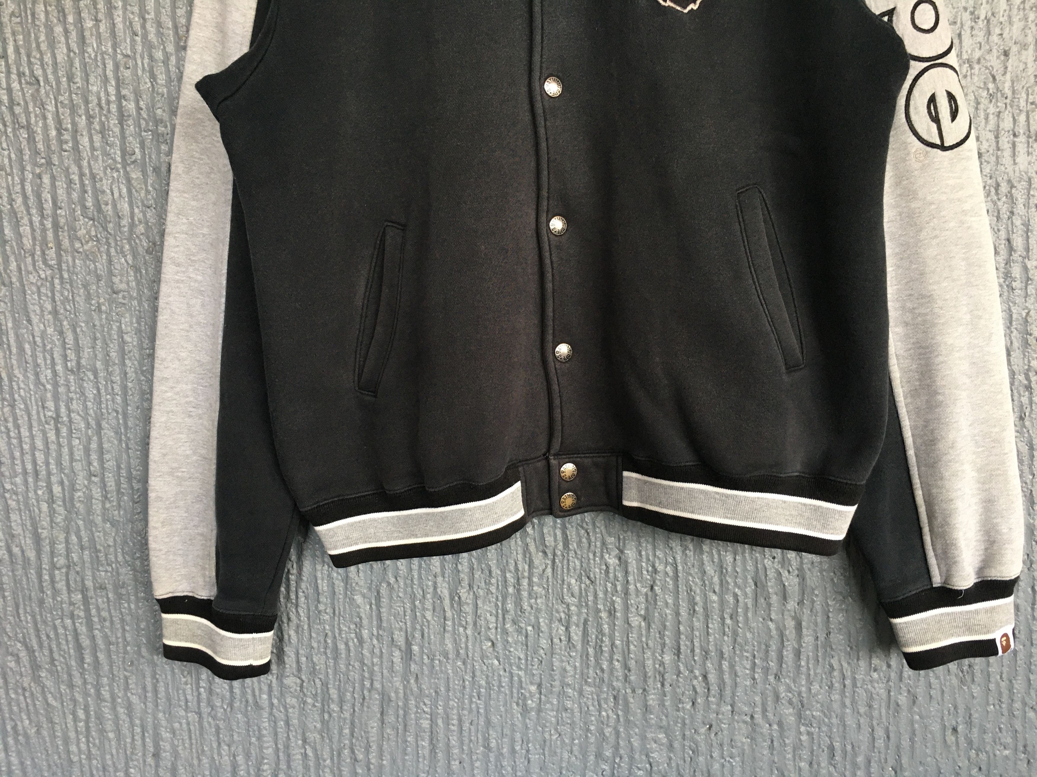 Bape OG Bape Spellout Sleeve Varsity Jacket Size US M / EU 48-50 / 2 - 6 Thumbnail