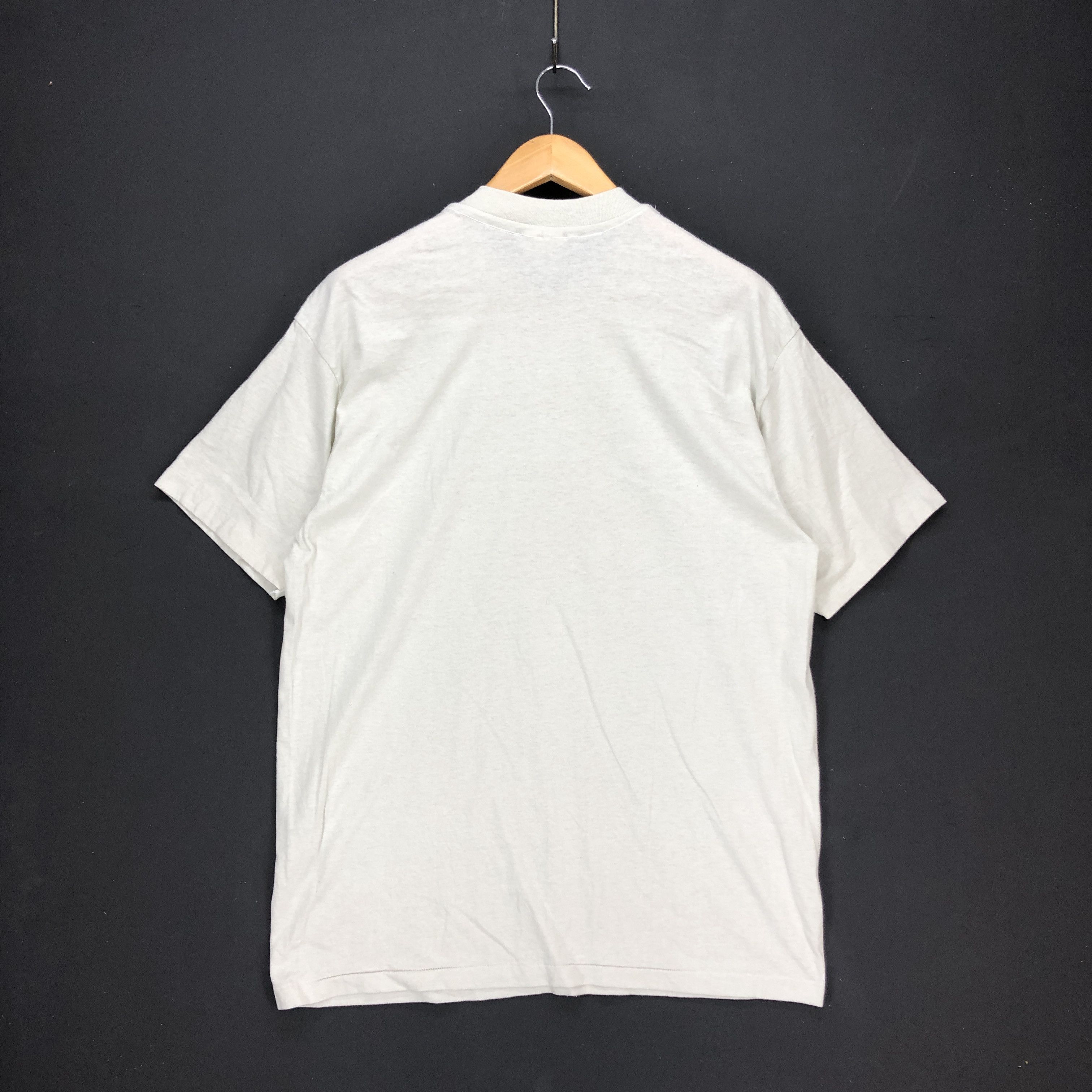 Hanes 80s Vintage MATRIX 5 Crew Neck T Shirt #1285-44 Size US L / EU 52-54 / 3 - 6 Thumbnail