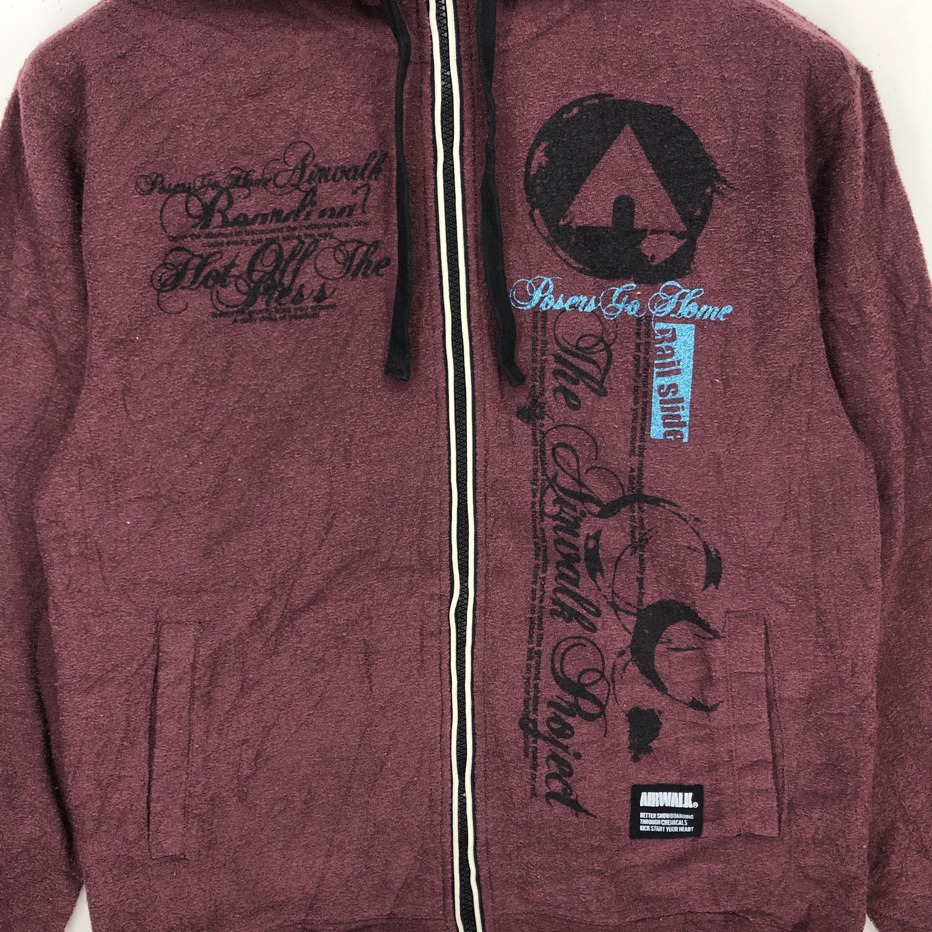 Airwalk AIRWALK Zipper Hoodie #1150-40 Size US M / EU 48-50 / 2 - 2 Thumbnail