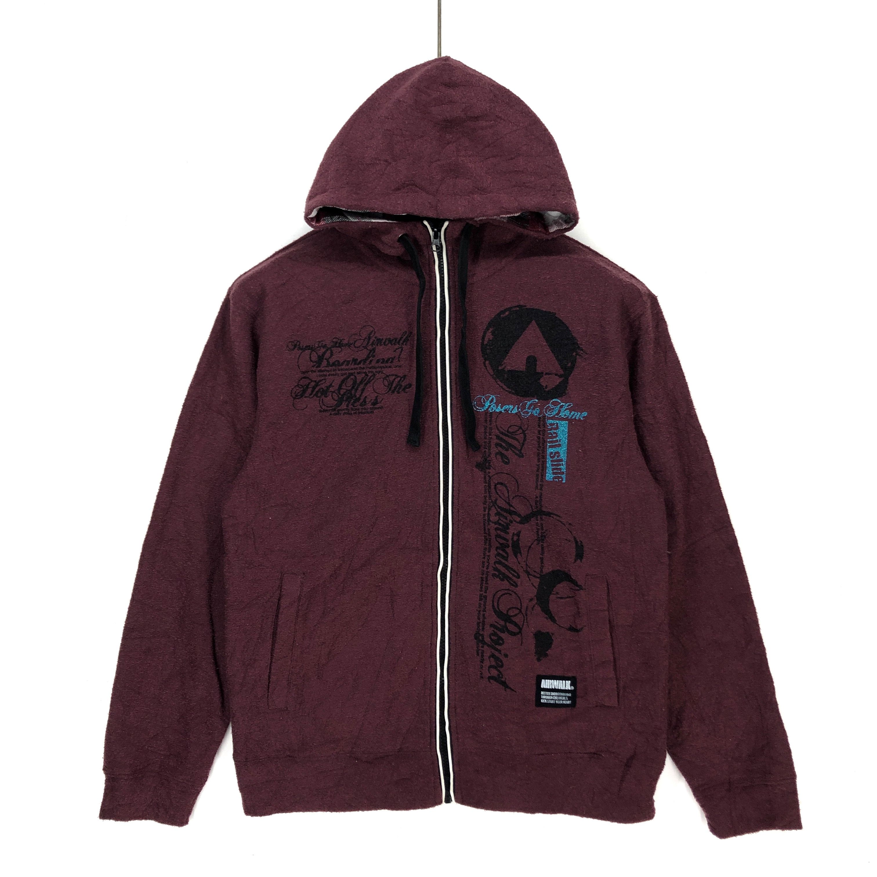 Airwalk AIRWALK Zipper Hoodie #1150-40 Size US M / EU 48-50 / 2 - 1 Thumbnail