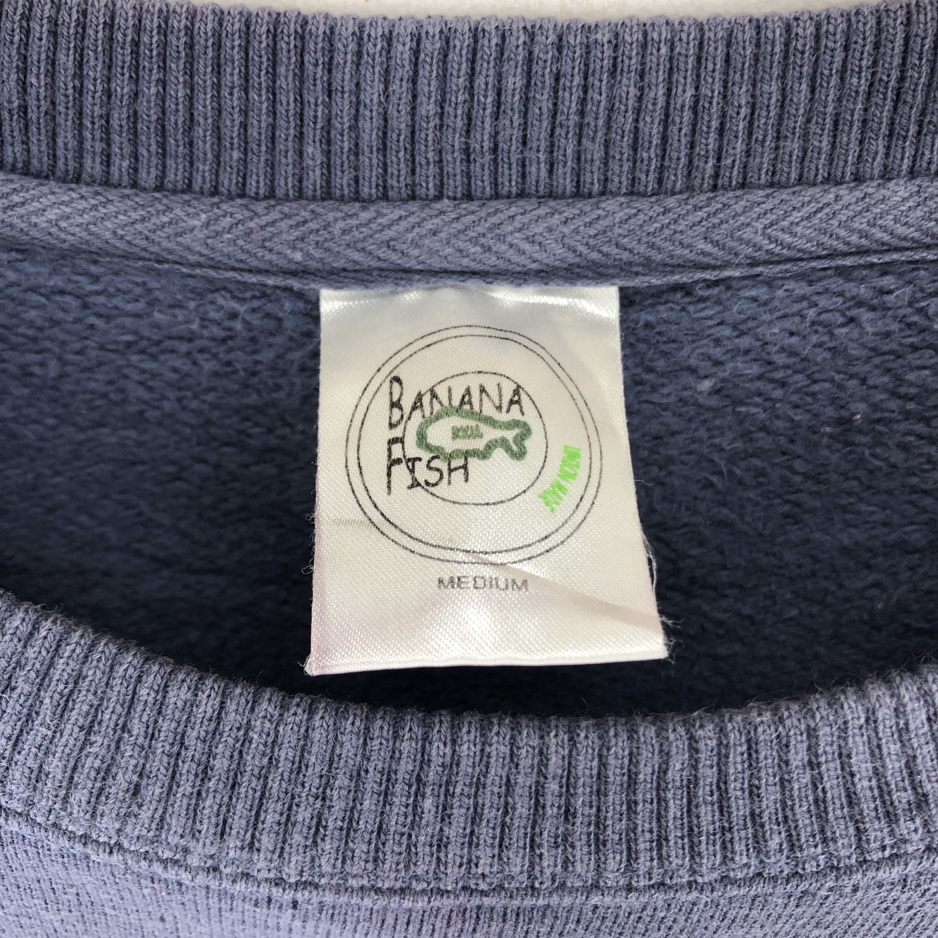 Japanese Brand BANANA FISH Crew Neck Sweatshirt #1774-52 Size US L / EU 52-54 / 3 - 3 Thumbnail
