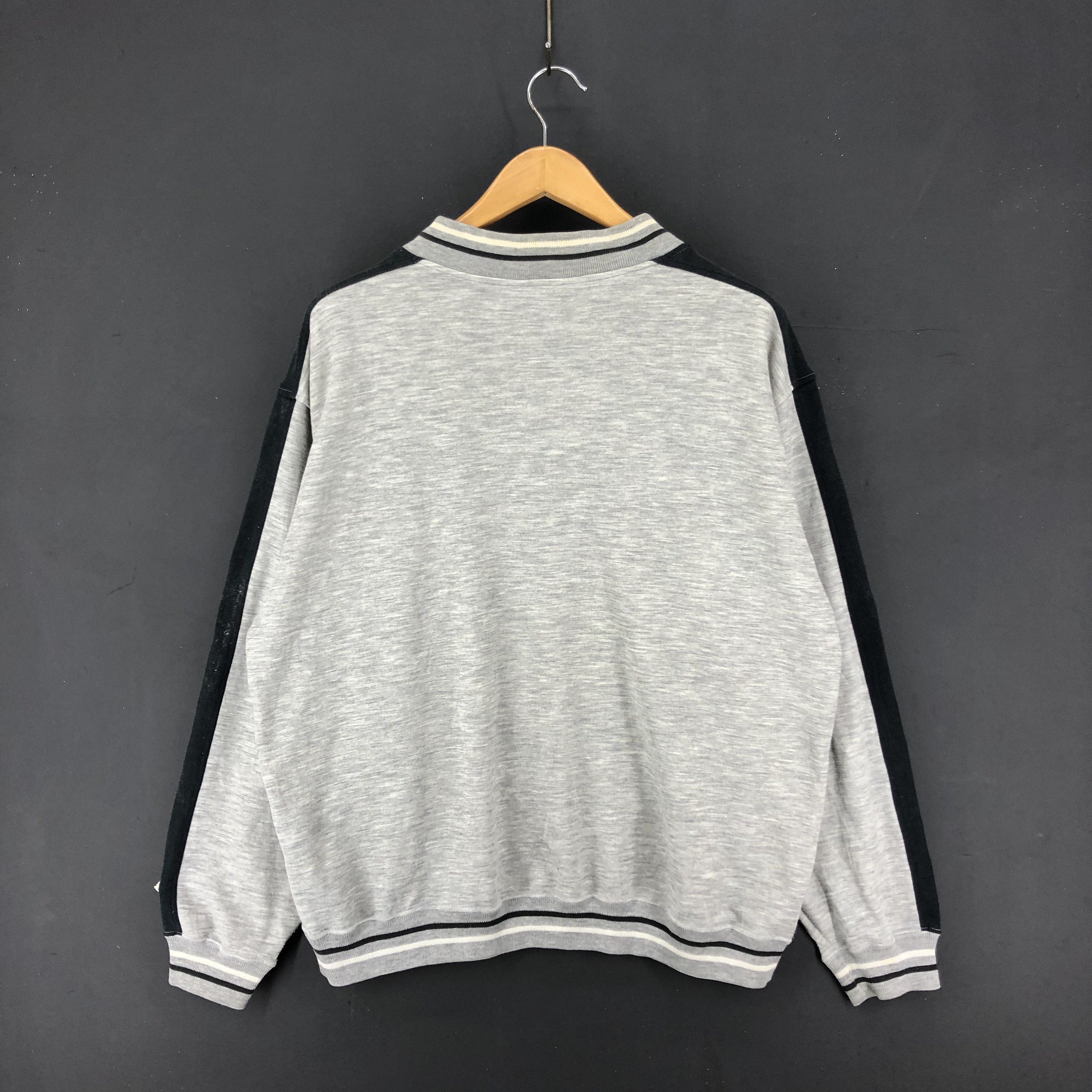 Champion CHAMPION Stripe 1/4 Zip Sweatshirt #1895-40 Size US XL / EU 56 / 4 - 5 Thumbnail