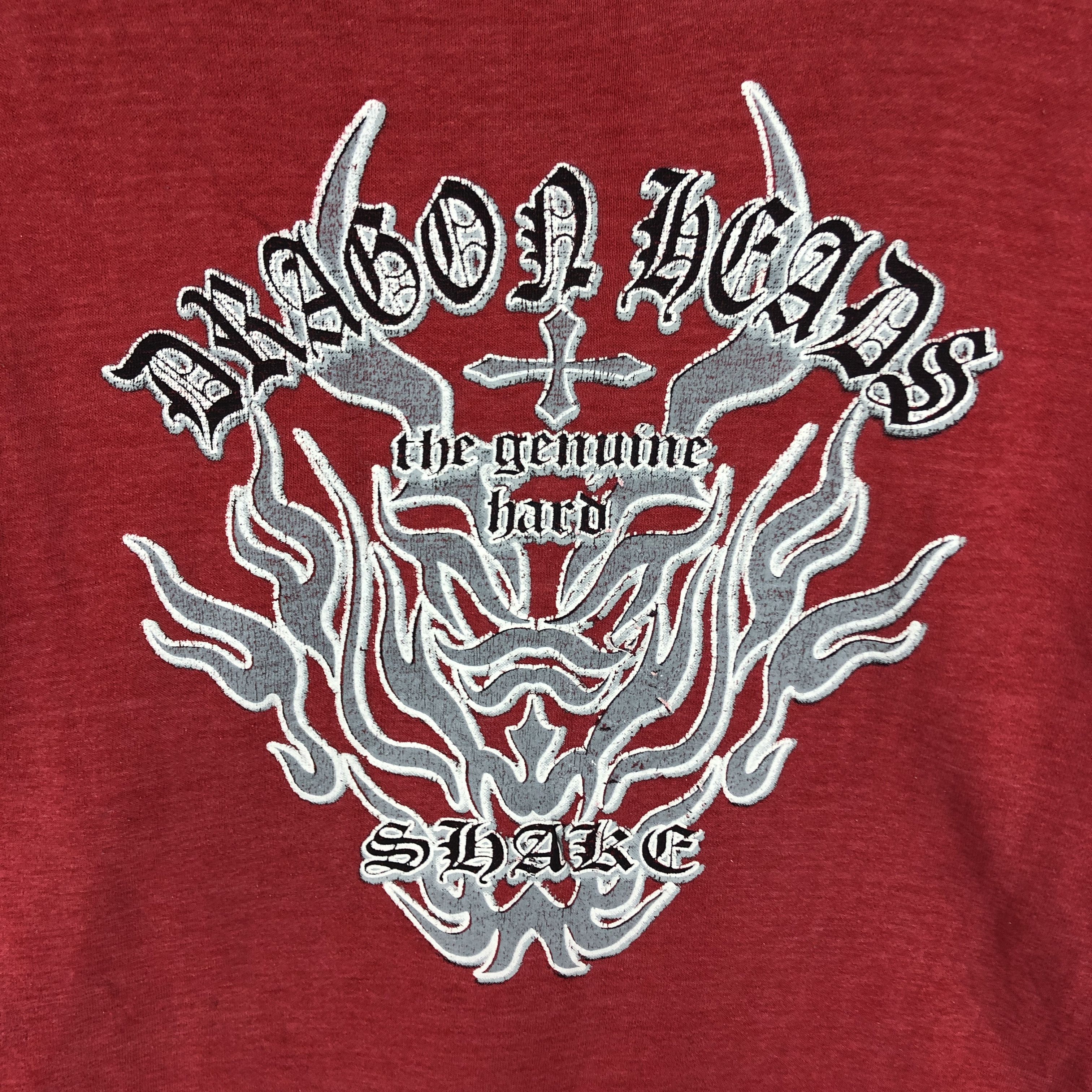 Hall Of Fame DRAGON HEAD Crew Neck Sweatshirt #1779-52 Size US M / EU 48-50 / 2 - 2 Thumbnail
