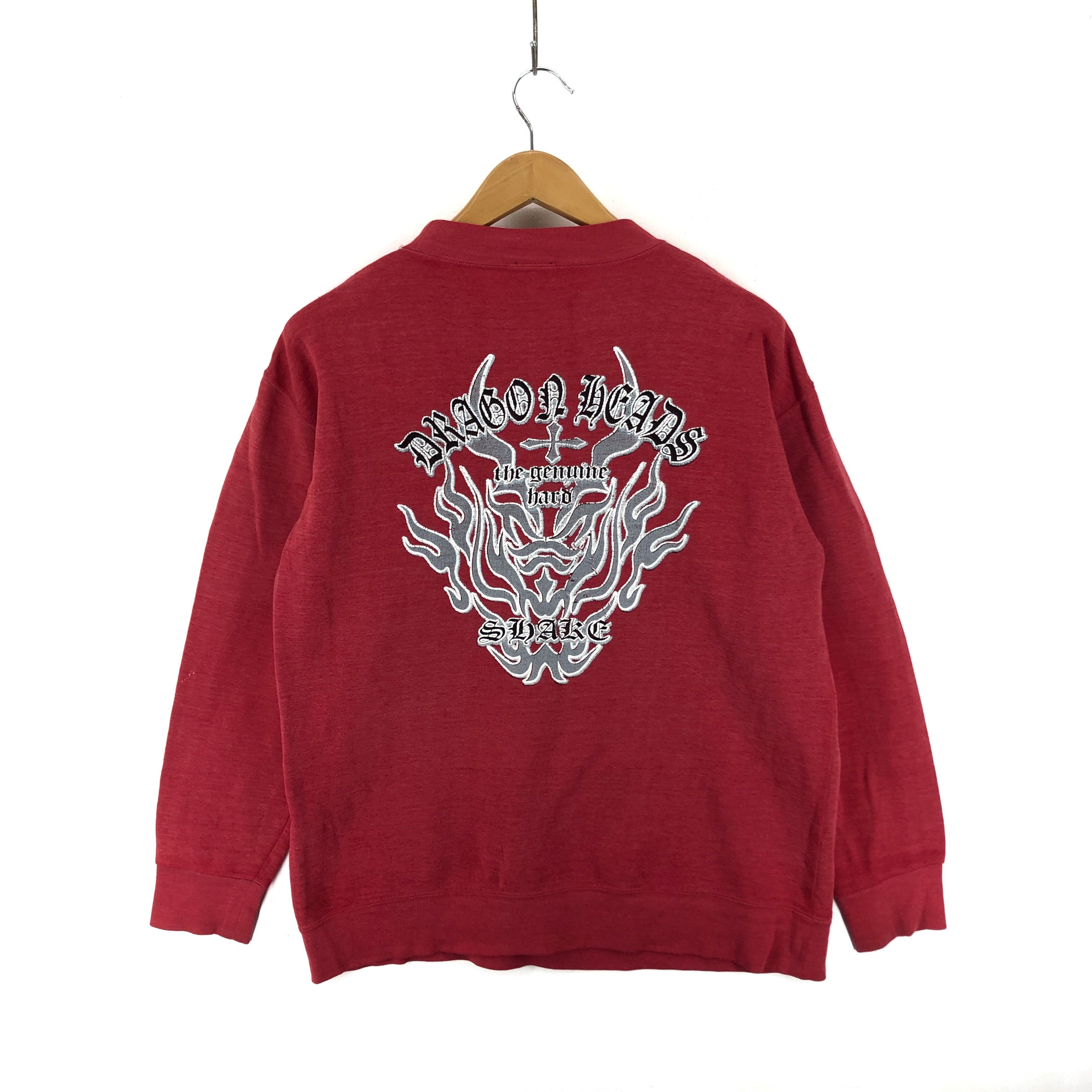 Hall Of Fame DRAGON HEAD Crew Neck Sweatshirt #1779-52 Size US M / EU 48-50 / 2 - 1 Thumbnail