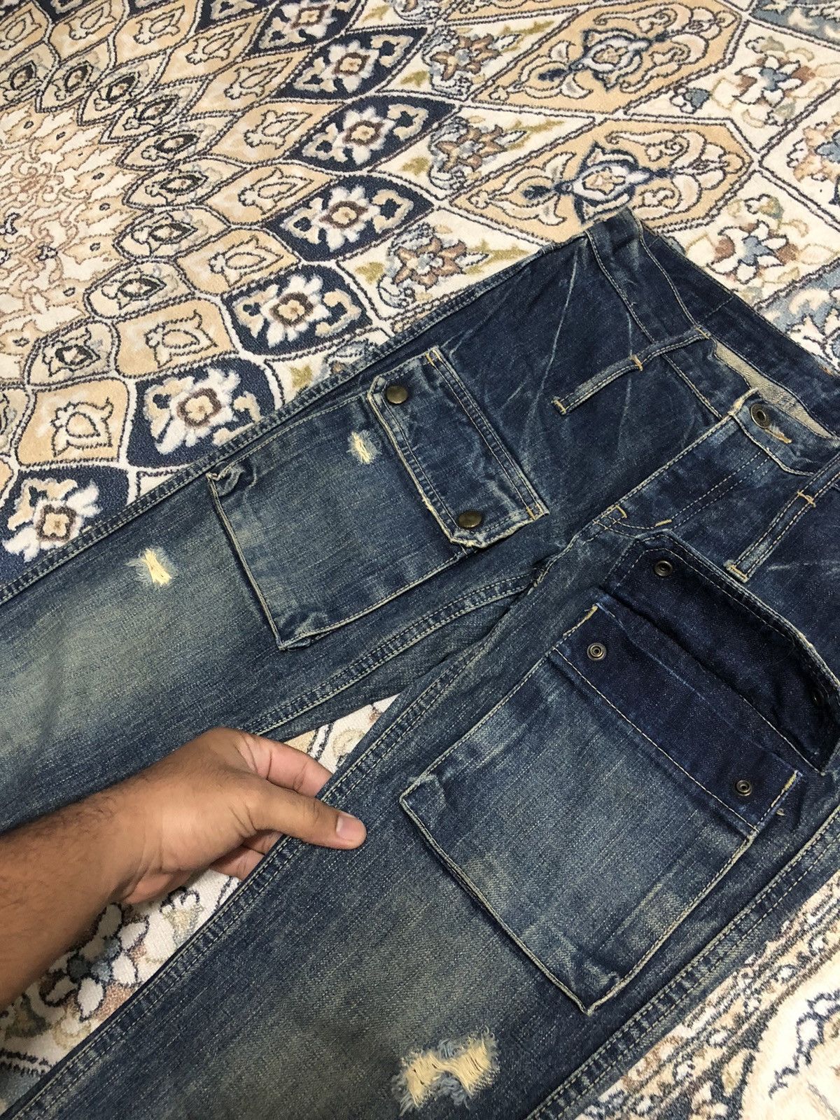 Hysteric Glamour Vintage Hysteric Glamour Flare Bootcut Bush Pants Size 28" / US 6 / IT 42 - 7 Thumbnail