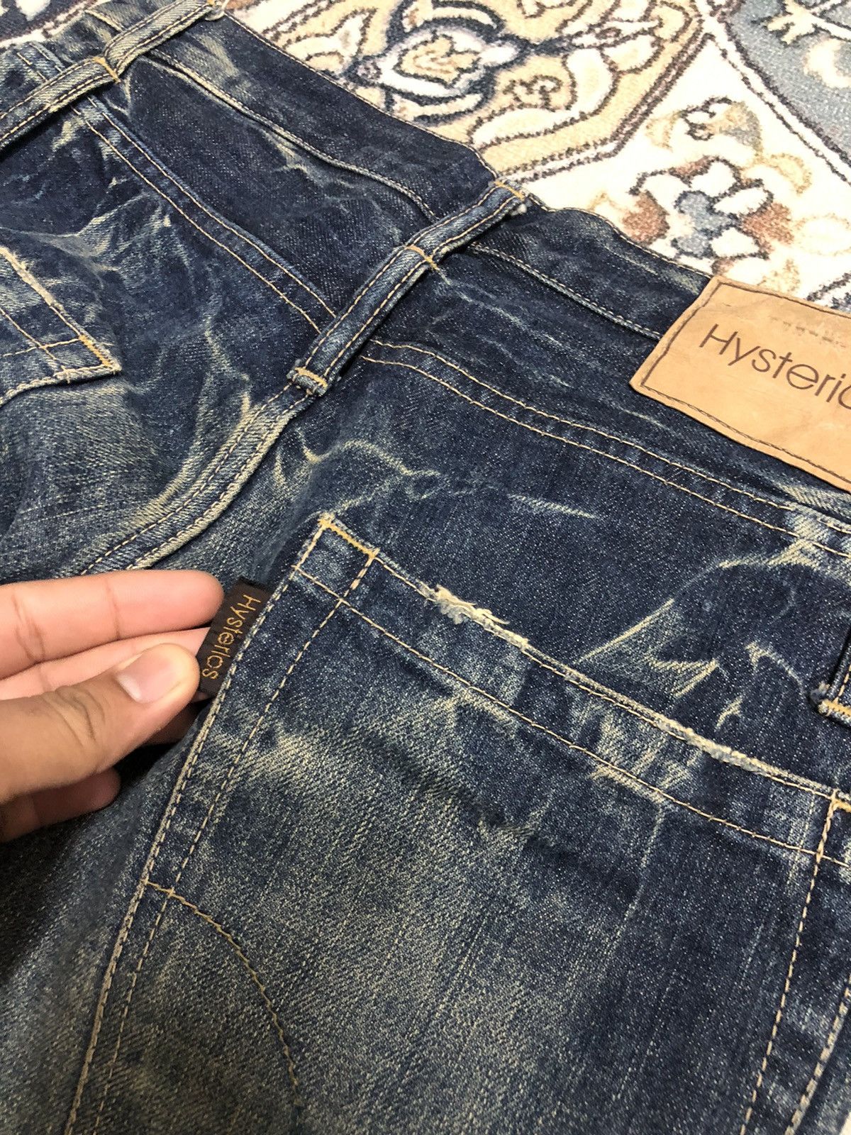 Hysteric Glamour Vintage Hysteric Glamour Flare Bootcut Bush Pants Size 28" / US 6 / IT 42 - 16 Thumbnail