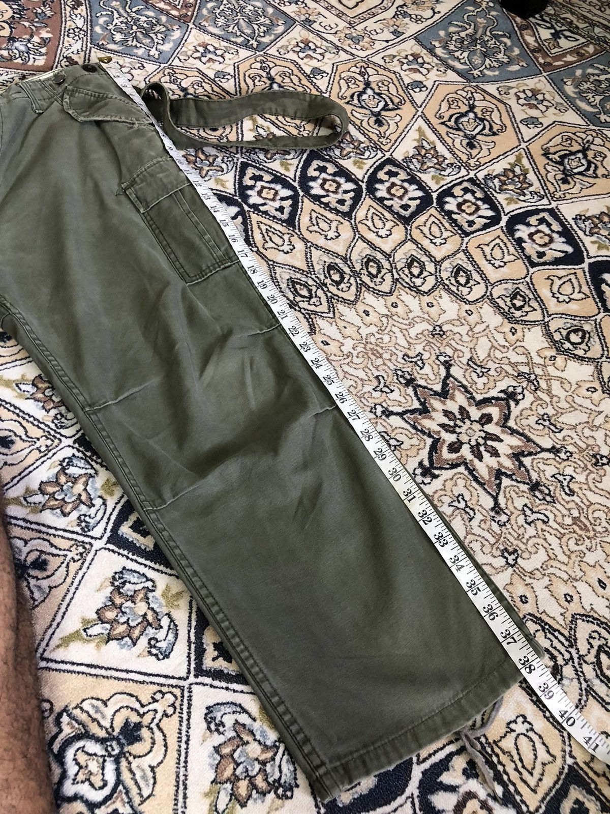 Vintage Vintage Army Loose Cut Distressed Cargo Pants Size US 34 / EU 50 - 25 Thumbnail