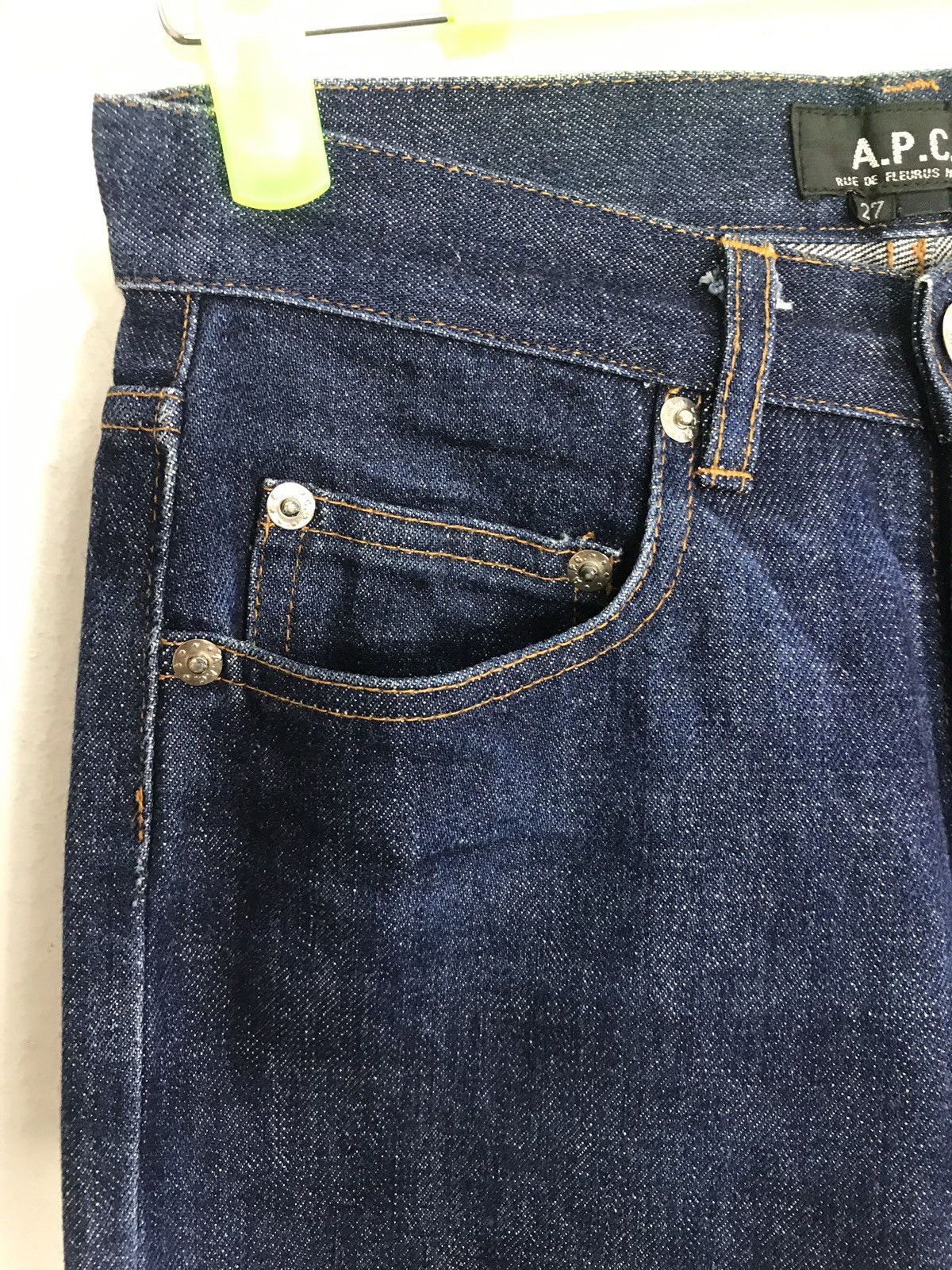 A.P.C. Vintage A.P.C Selvedge Denim Indigo Jeans Size US 26 / EU 42 - 6 Thumbnail