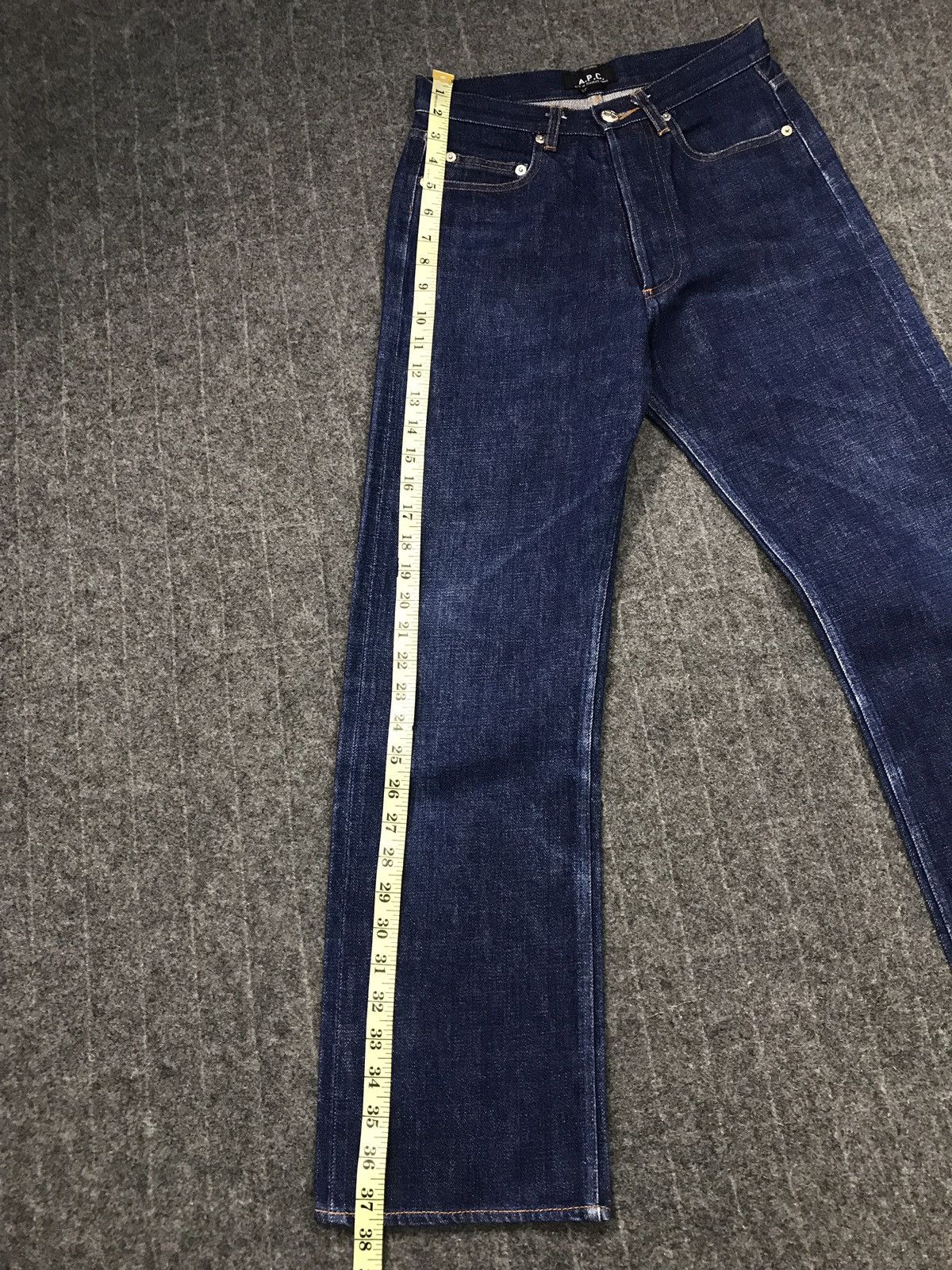A.P.C. Vintage A.P.C Selvedge Denim Indigo Jeans Size US 26 / EU 42 - 16 Thumbnail