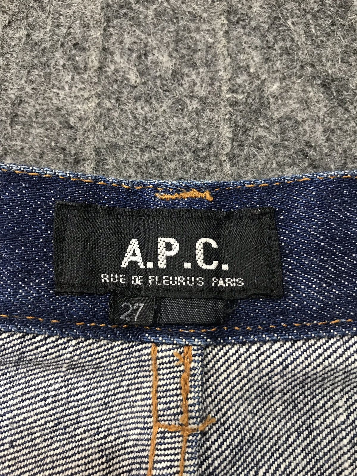 A.P.C. Vintage A.P.C Selvedge Denim Indigo Jeans Size US 26 / EU 42 - 10 Thumbnail