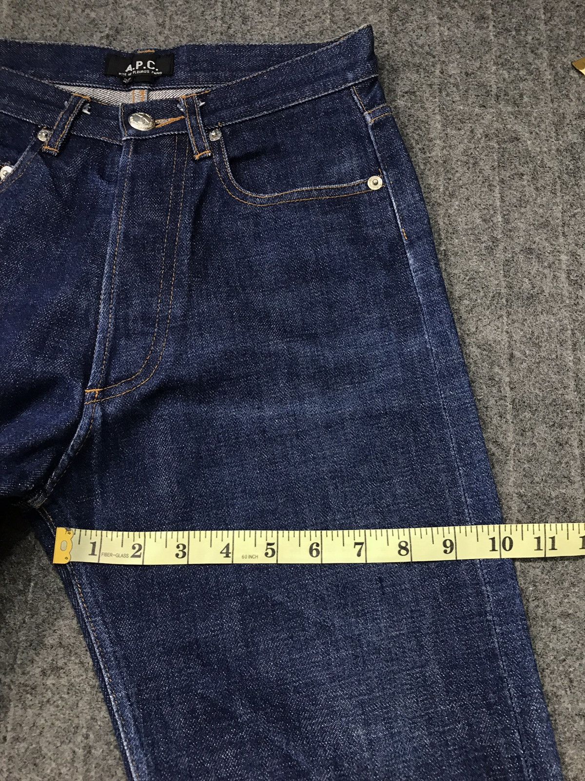 A.P.C. Vintage A.P.C Selvedge Denim Indigo Jeans Size US 26 / EU 42 - 15 Thumbnail