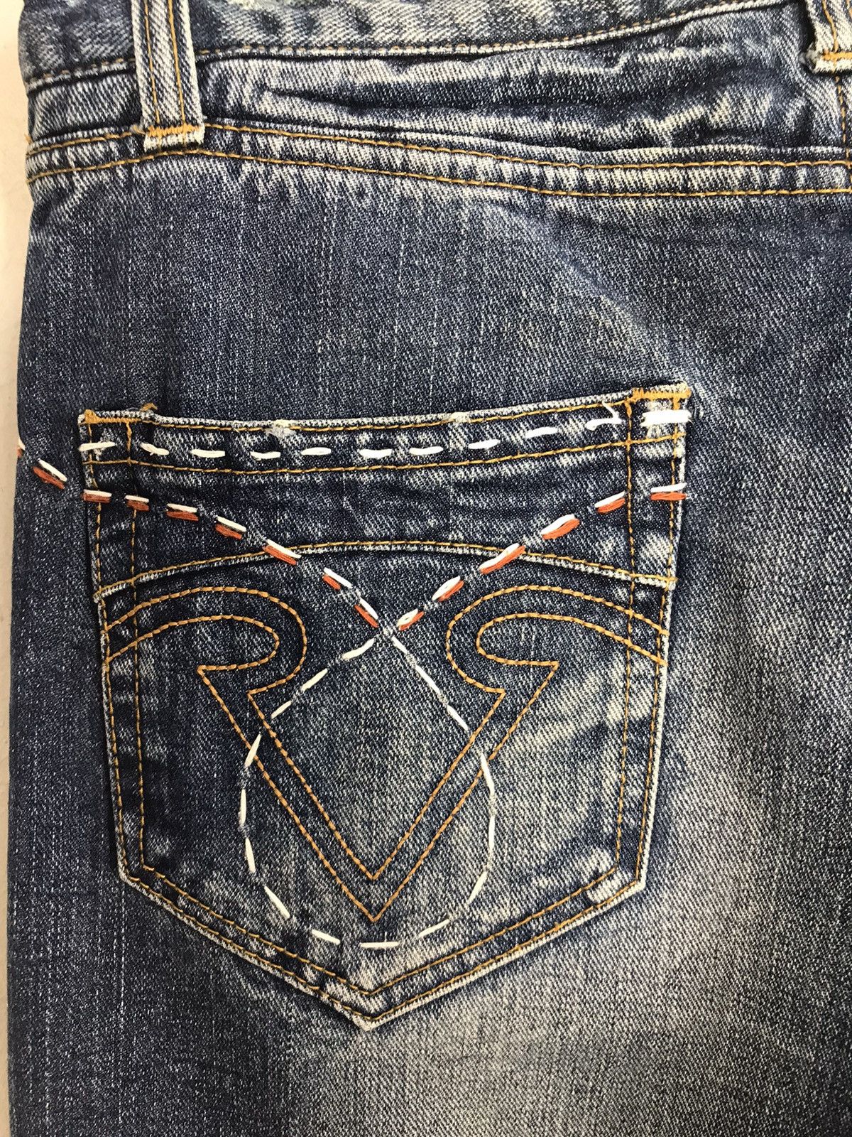 Indian Motorcycle Vtg Denim Apache Geronimo Mind Of Usa Leather Pocket Beck Size US 32 / EU 48 - 11 Thumbnail