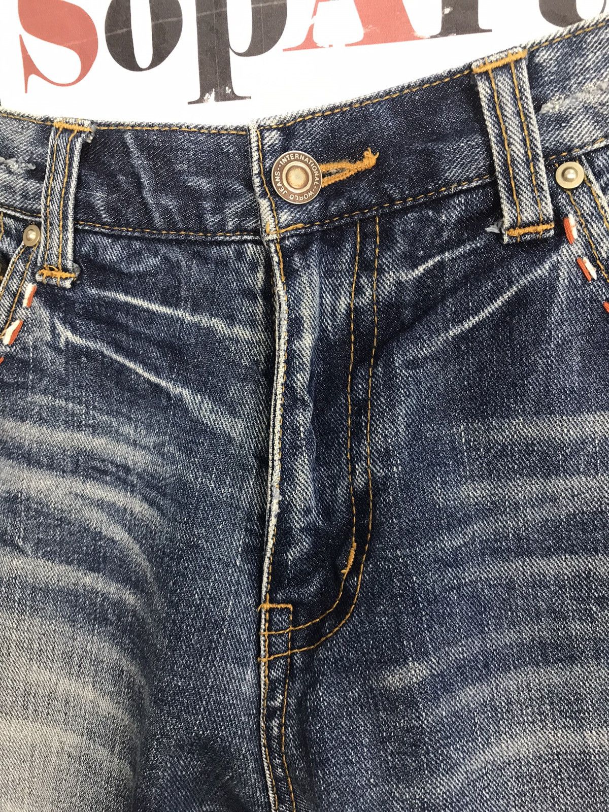 Indian Motorcycle Vtg Denim Apache Geronimo Mind Of Usa Leather Pocket Beck Size US 32 / EU 48 - 6 Thumbnail
