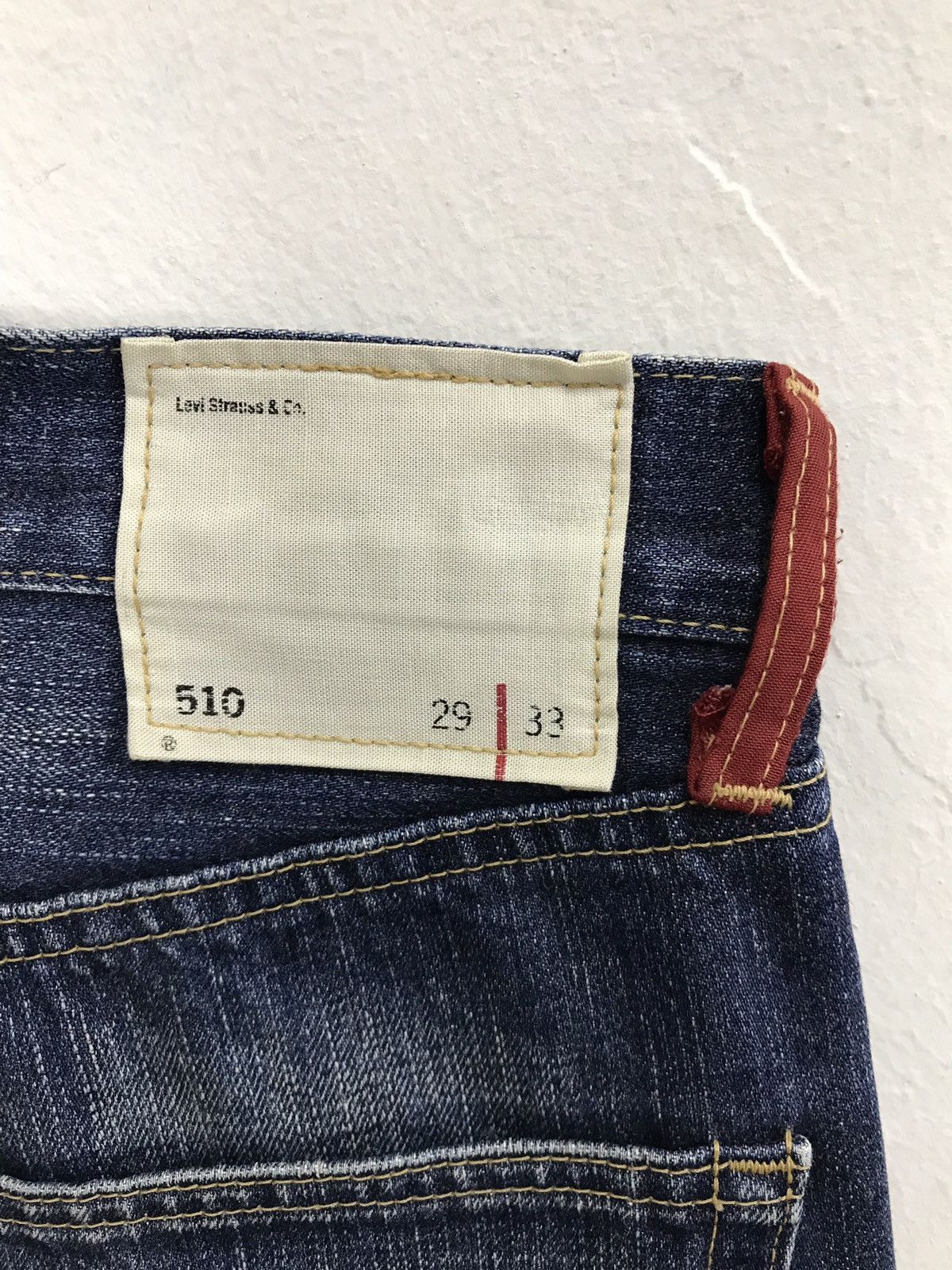 Levi's Vintage Clothing Vintage Levi's Red Loop 510 Indigo Denim Jeans Size US 29 - 10 Thumbnail
