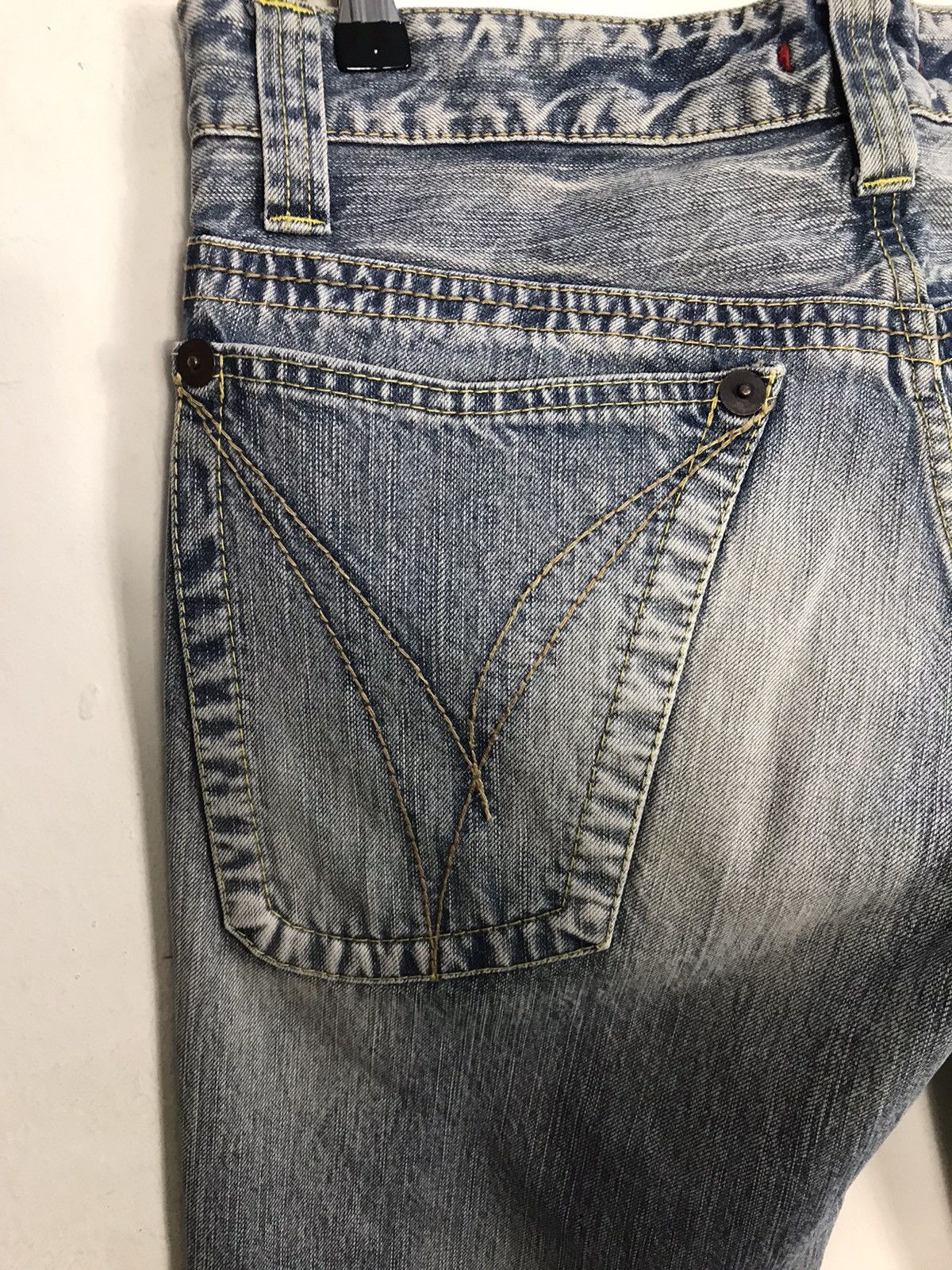 Japanese Brand × Vintage Vintage Blue Way Distressed Made In Nippon Design Size US 34 / EU 50 - 12 Thumbnail
