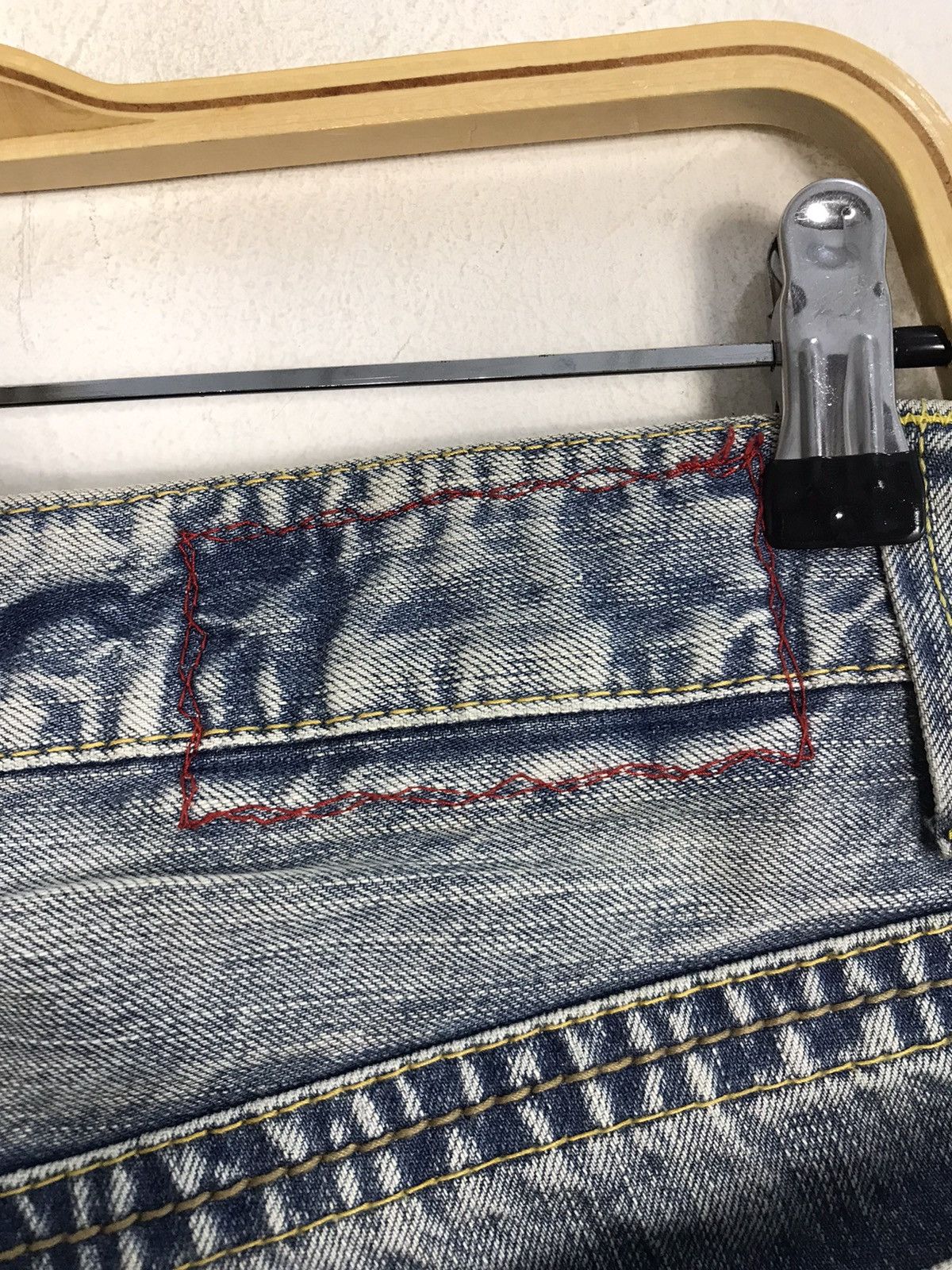 Japanese Brand × Vintage Vintage Blue Way Distressed Made In Nippon Design Size US 34 / EU 50 - 13 Thumbnail