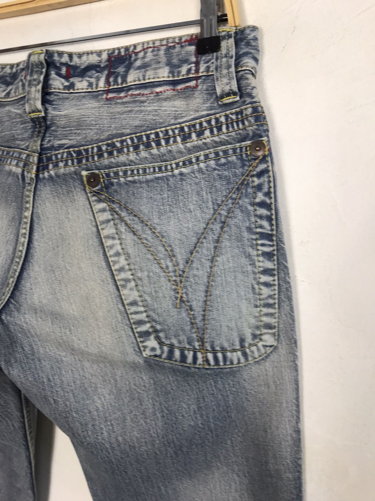 Japanese Brand × Vintage Vintage Blue Way Distressed Made In Nippon Design Size US 34 / EU 50 - 11 Thumbnail
