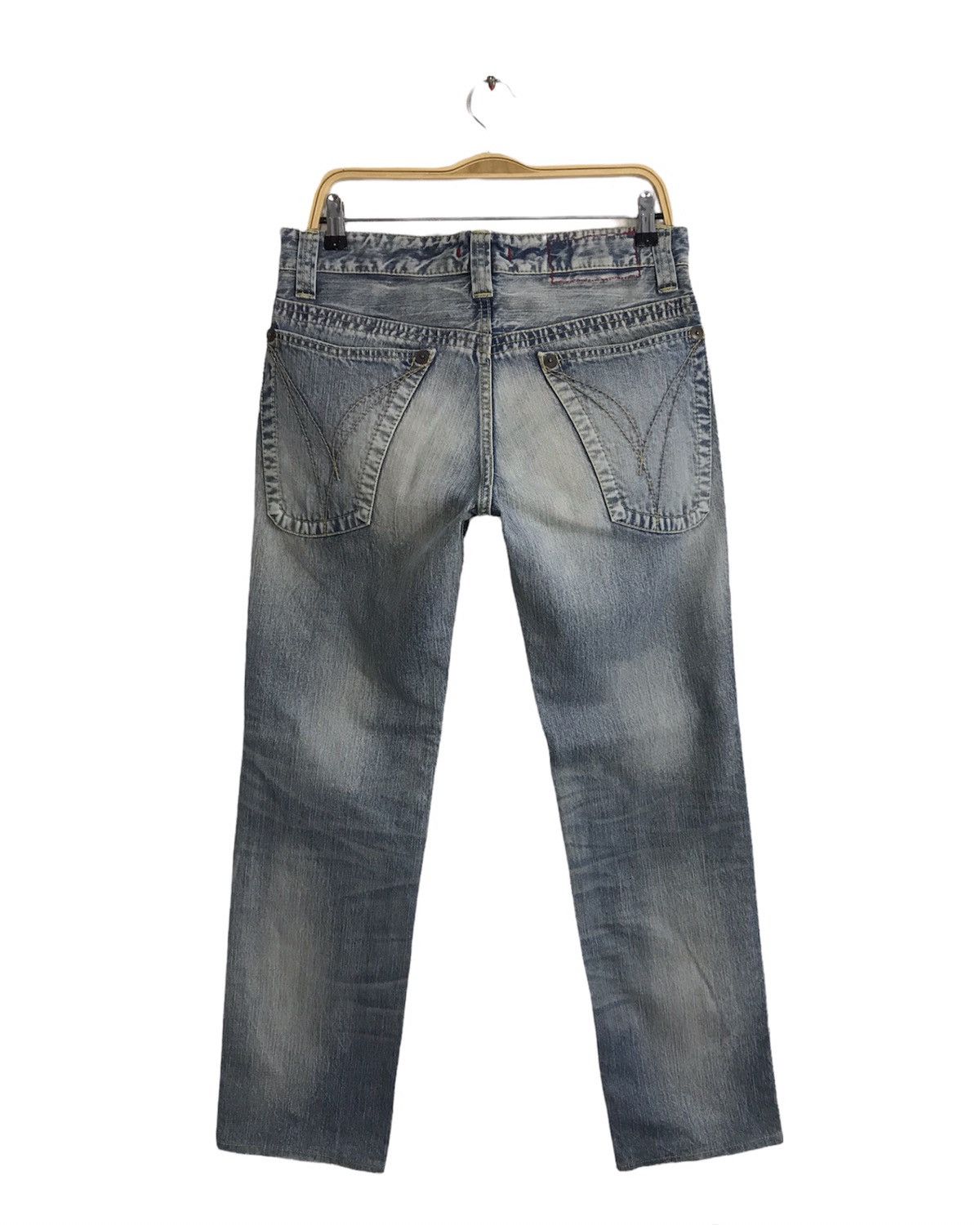 Japanese Brand × Vintage Vintage Blue Way Distressed Made In Nippon Design Size US 34 / EU 50 - 2 Thumbnail