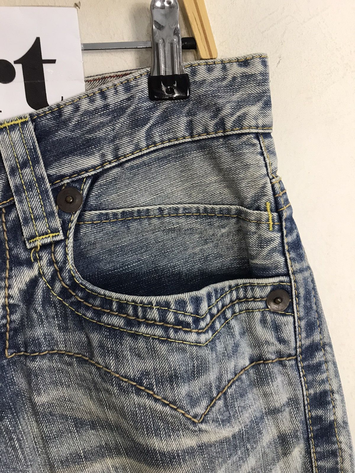 Japanese Brand × Vintage Vintage Blue Way Distressed Made In Nippon Design Size US 34 / EU 50 - 5 Thumbnail