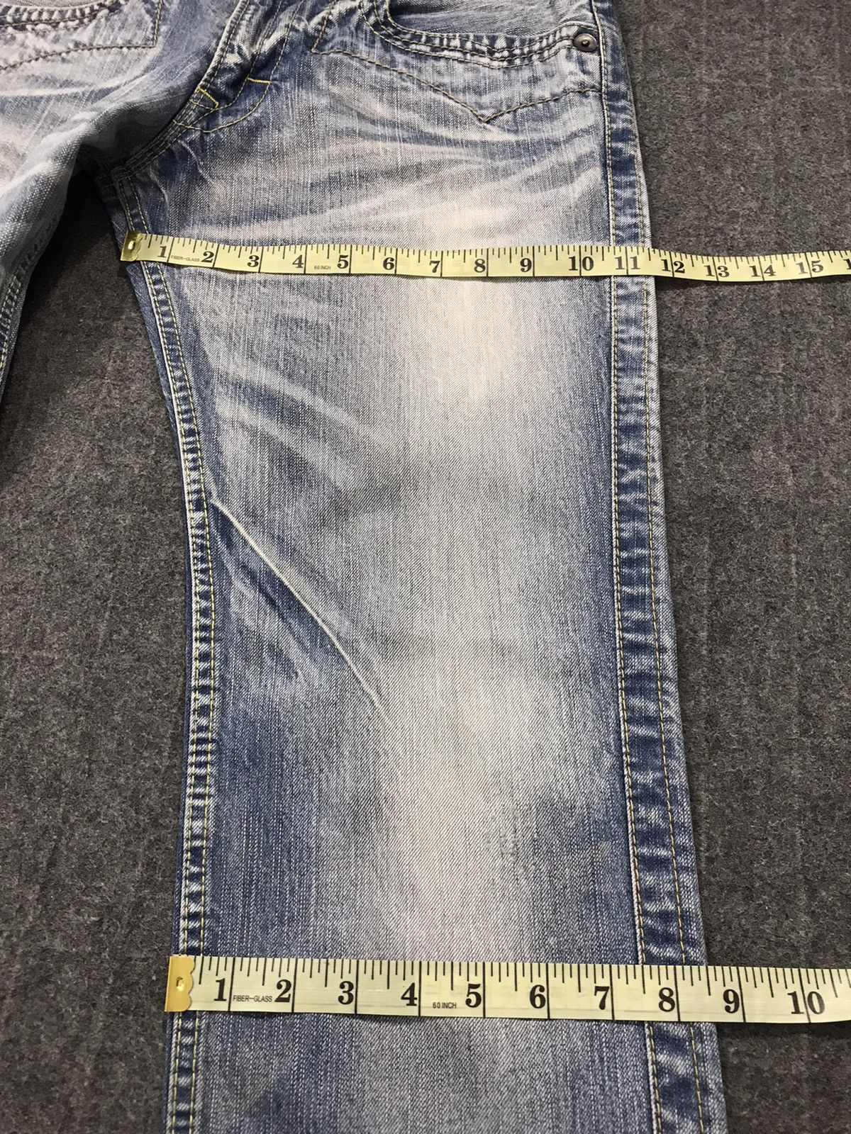 Japanese Brand × Vintage Vintage Blue Way Distressed Made In Nippon Design Size US 34 / EU 50 - 18 Thumbnail