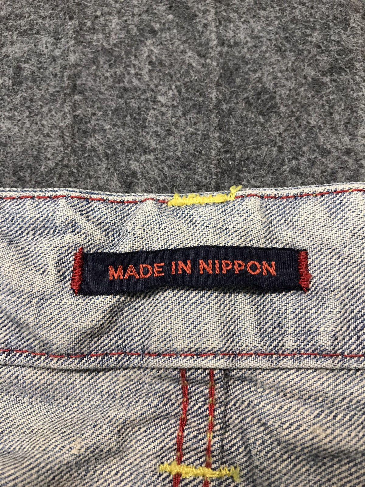 Japanese Brand × Vintage Vintage Blue Way Distressed Made In Nippon Design Size US 34 / EU 50 - 14 Thumbnail
