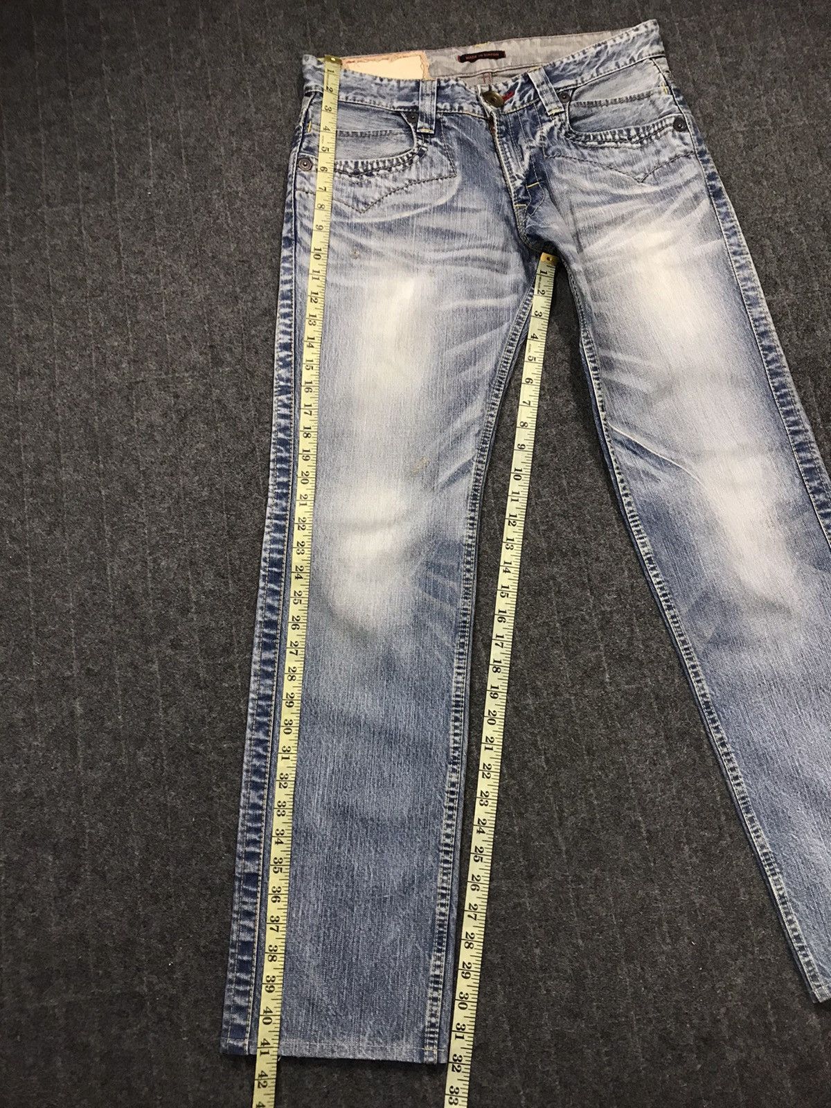 Japanese Brand × Vintage Vintage Blue Way Distressed Made In Nippon Design Size US 34 / EU 50 - 19 Thumbnail