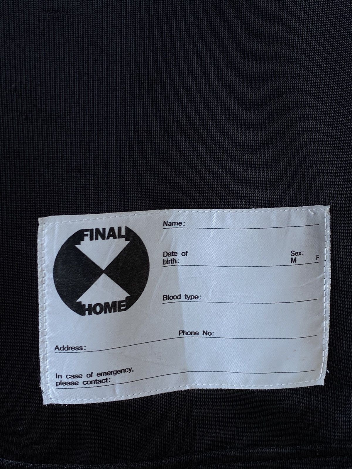 Final Home FINAL HOME LIGHT BLACK ZIPPER JACKET Size US M / EU 48-50 / 2 - 14 Thumbnail