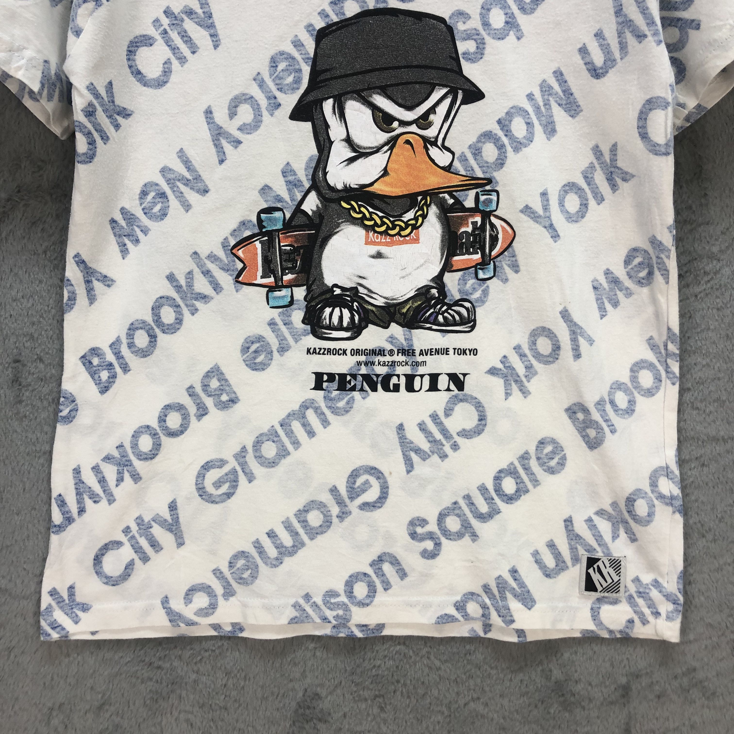 Band Tees KAZZROCK PEGUIN GRAMERCY NEW YORK CITY T SHIRT #6597-75 Size US XS / EU 42 / 0 - 5 Thumbnail