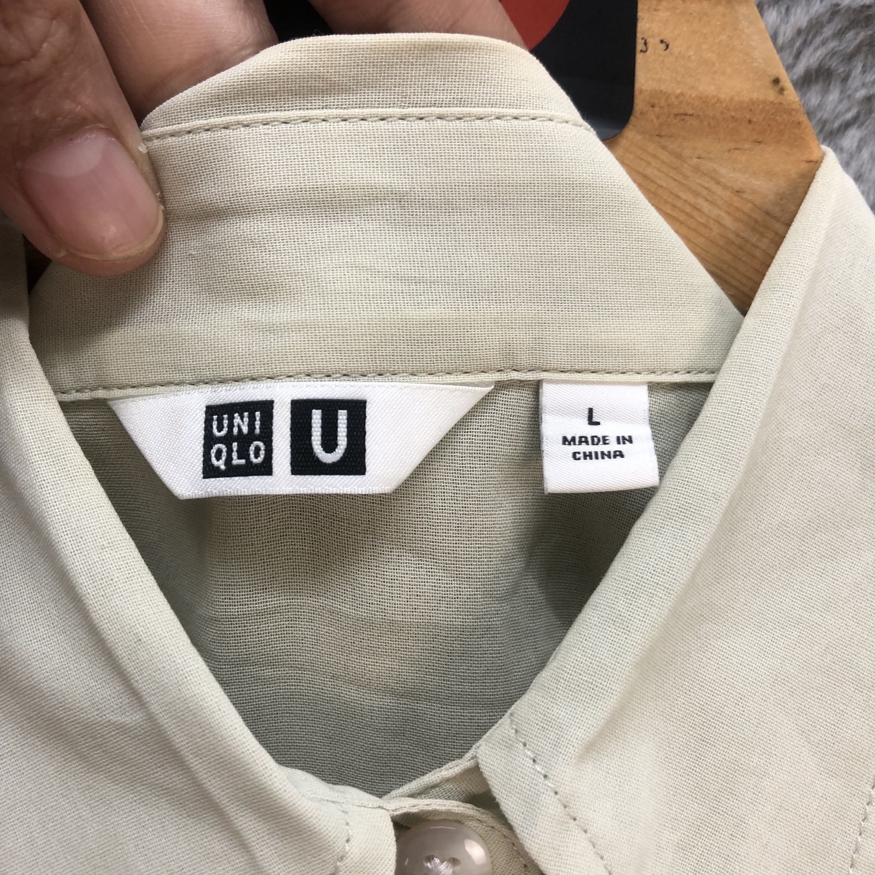 Uniqlo UNIQLO U BUTTON UPS SHIRTS #6598-75 Size L / US 10 / IT 46 - 6 Thumbnail