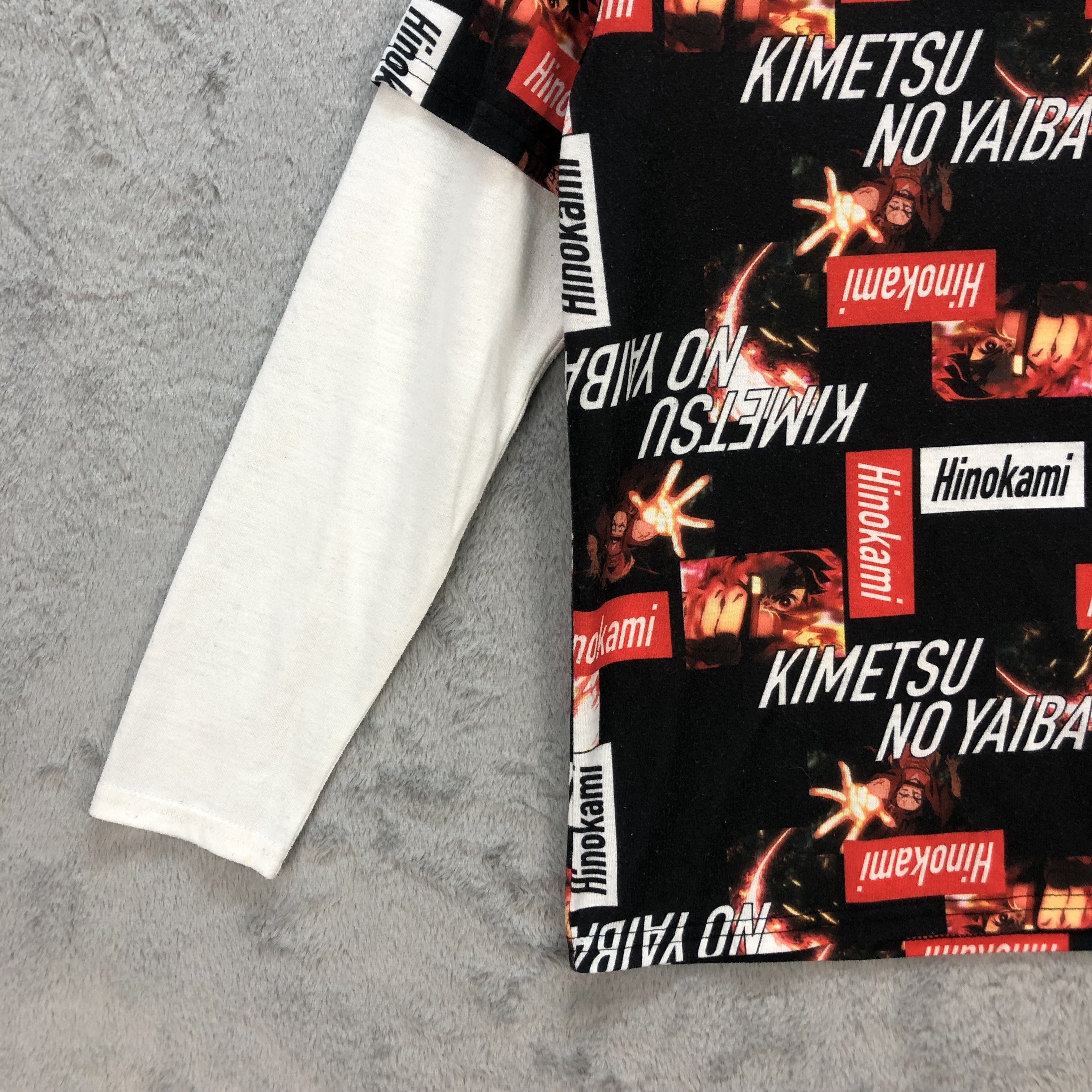 Japanese Brand DEMON SLAYER FULLPRINT LONG SLEEVE T SHIRT #6601-76 Size US M / EU 48-50 / 2 - 5 Thumbnail