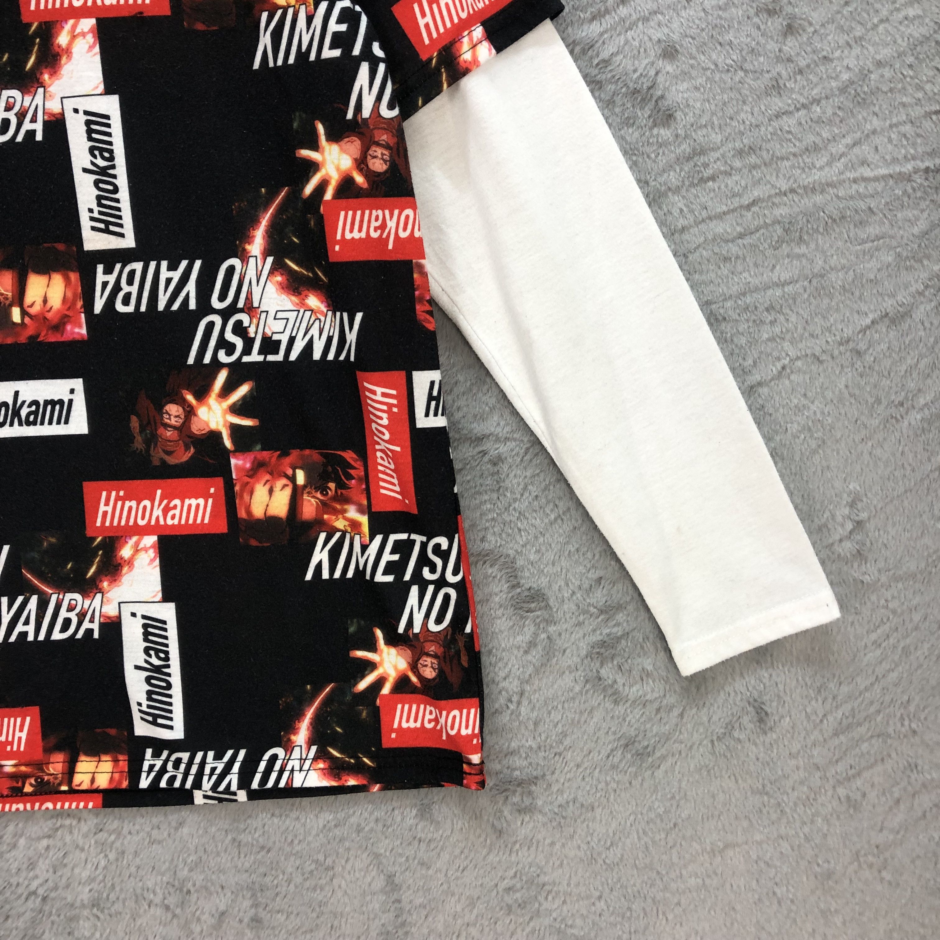 Japanese Brand DEMON SLAYER FULLPRINT LONG SLEEVE T SHIRT #6601-76 Size US M / EU 48-50 / 2 - 7 Thumbnail