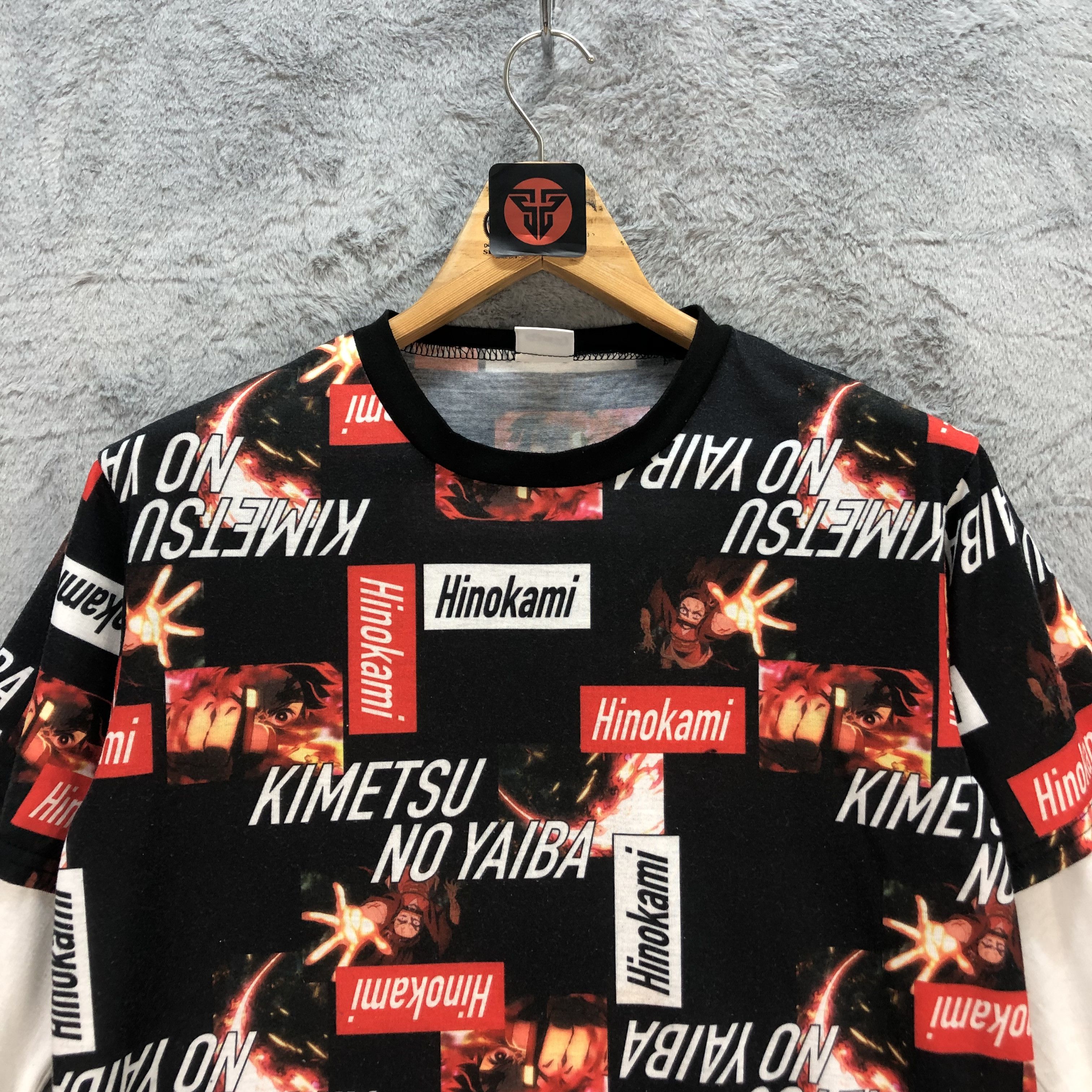 Japanese Brand DEMON SLAYER FULLPRINT LONG SLEEVE T SHIRT #6601-76 Size US M / EU 48-50 / 2 - 2 Thumbnail