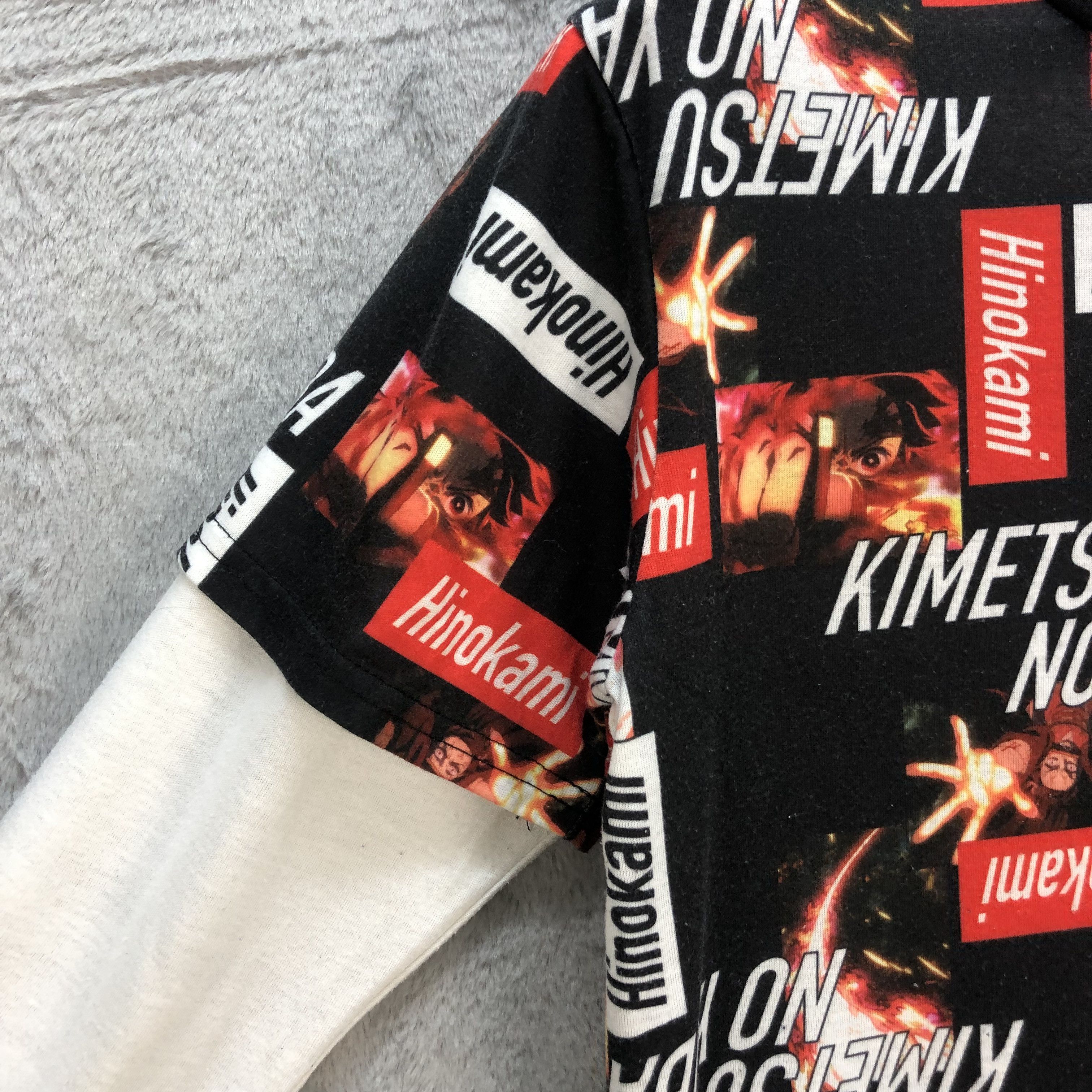 Japanese Brand DEMON SLAYER FULLPRINT LONG SLEEVE T SHIRT #6601-76 Size US M / EU 48-50 / 2 - 6 Thumbnail