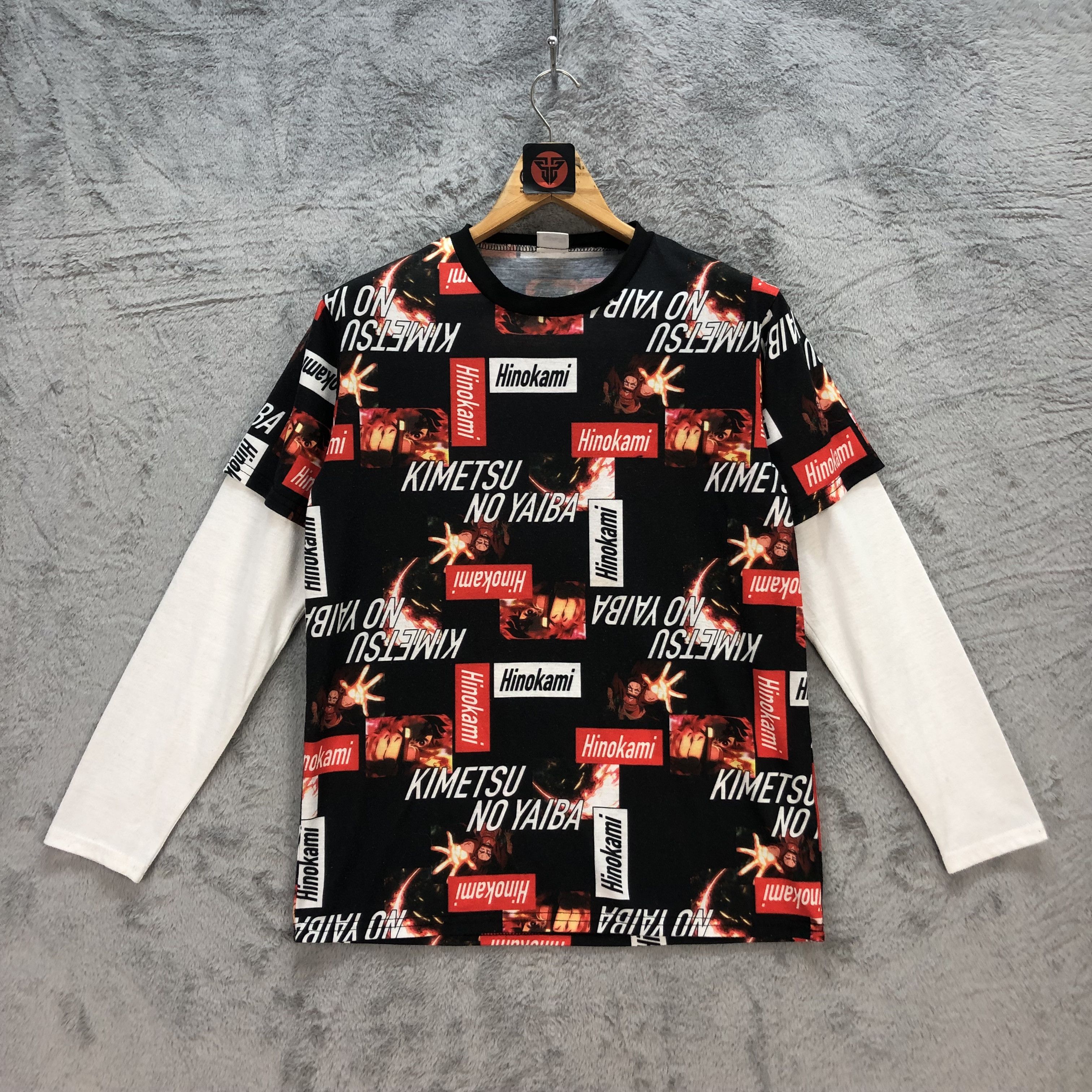Japanese Brand DEMON SLAYER FULLPRINT LONG SLEEVE T SHIRT #6601-76 Size US M / EU 48-50 / 2 - 1 Thumbnail