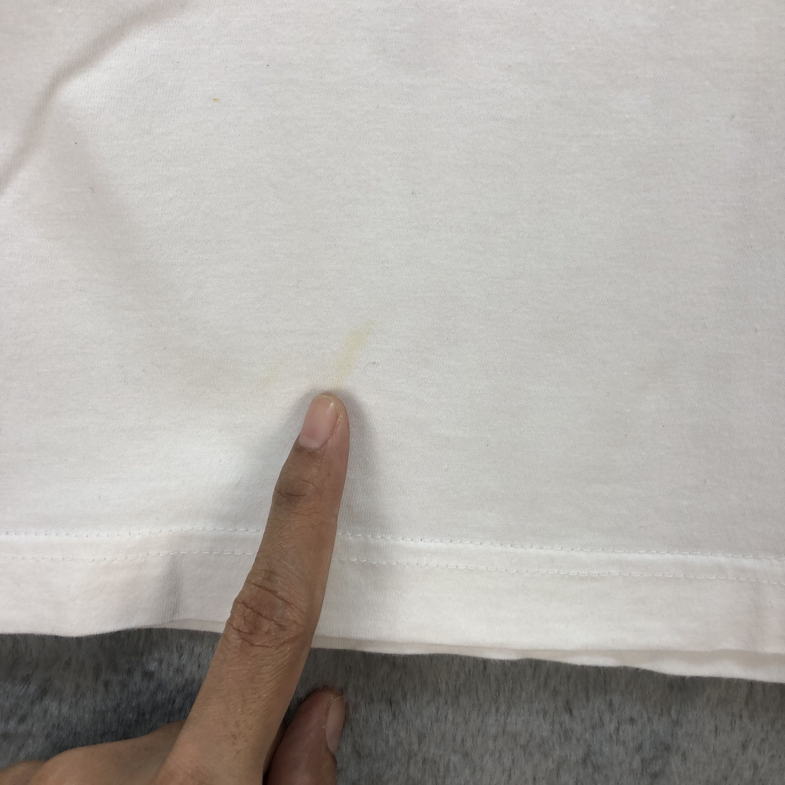 Japanese Brand NEIGHBORHOOD BIG LOGO WHITE T SHIRT #6602-76 Size M / US 6-8 / IT 42-44 - 5 Thumbnail