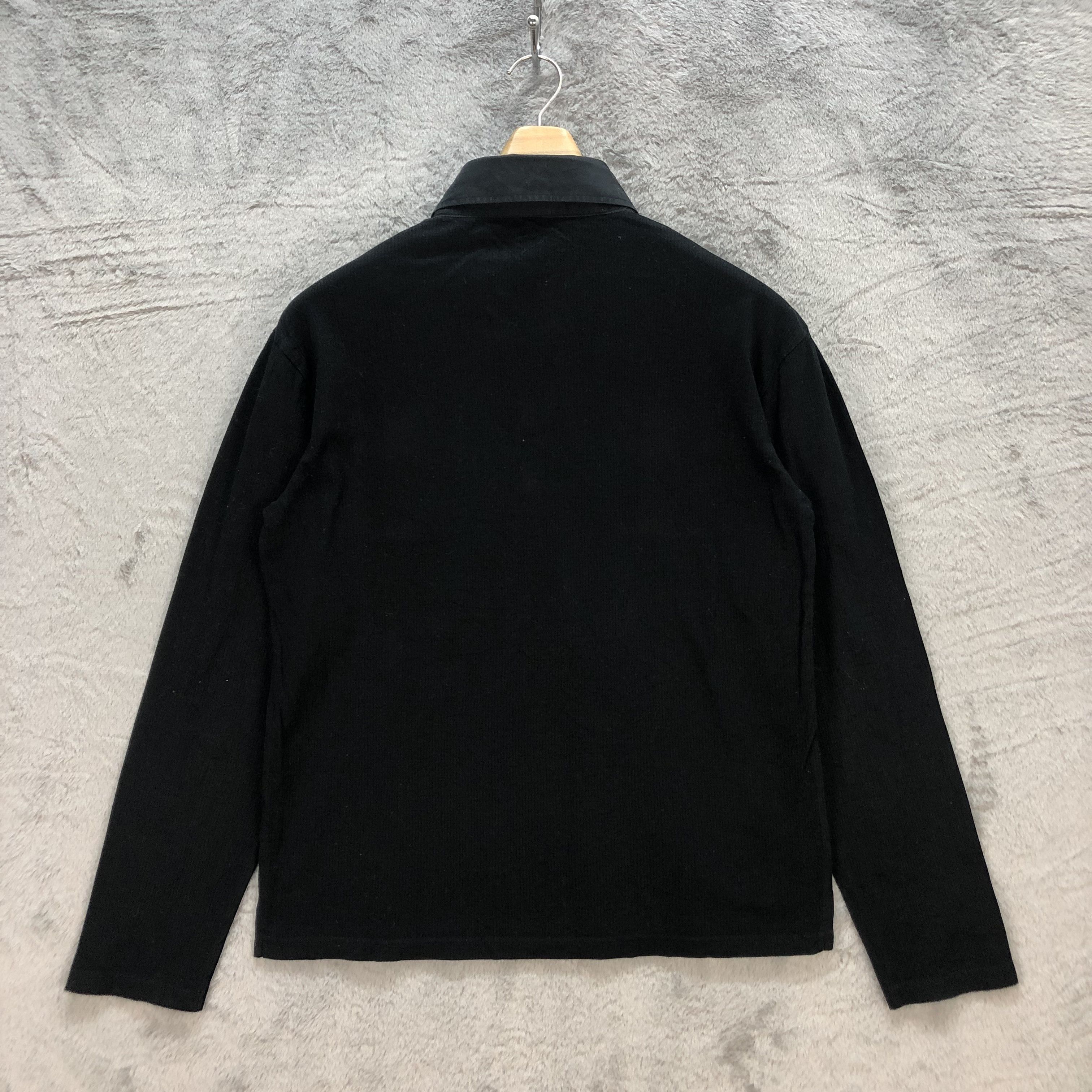 Burberry BURBERRY BLACK LABEL LONG SLEEVE CROPPED POLO SHIRT #6603-76 Size US S / EU 44-46 / 1 - 10 Thumbnail