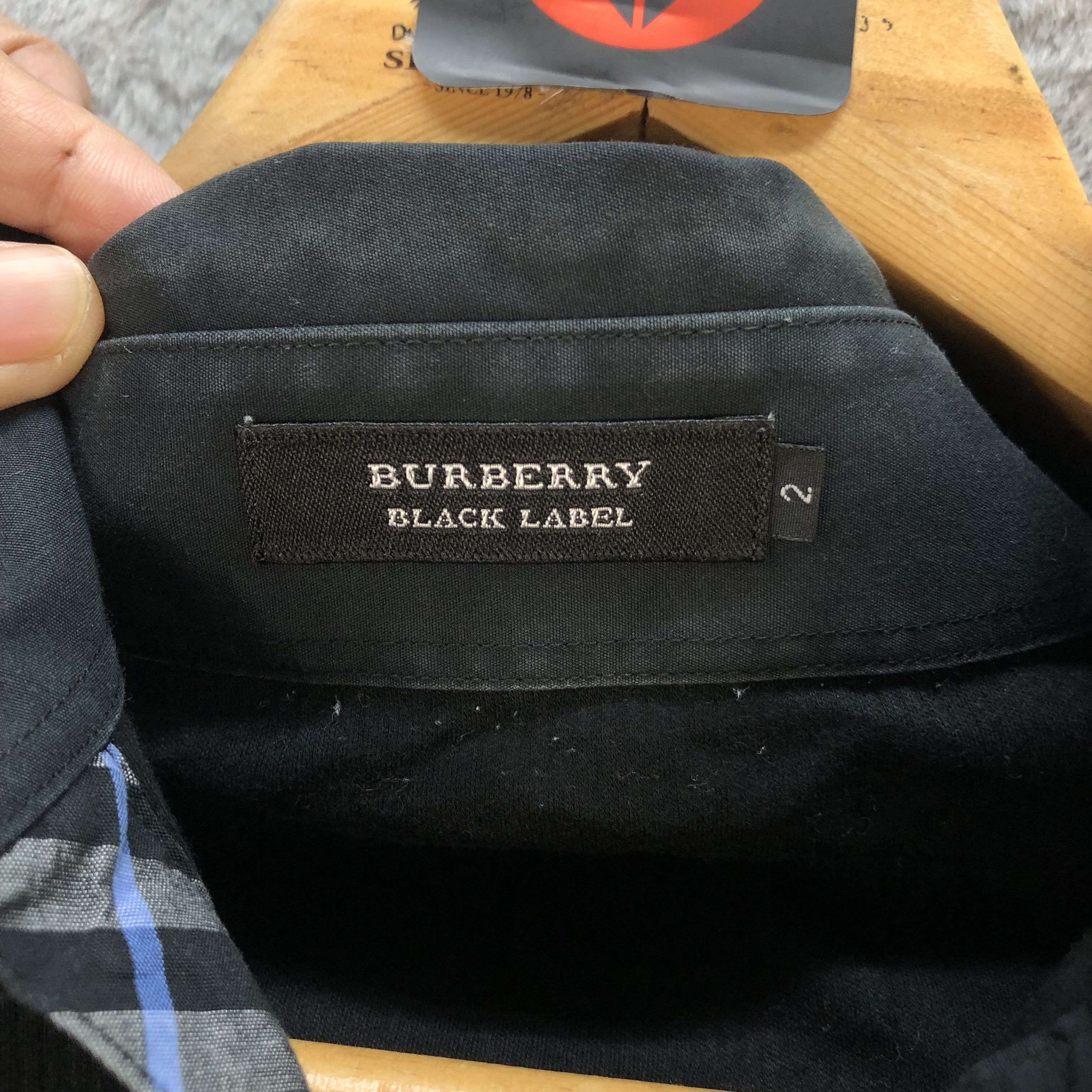 Burberry BURBERRY BLACK LABEL LONG SLEEVE CROPPED POLO SHIRT #6603-76 Size US S / EU 44-46 / 1 - 7 Thumbnail