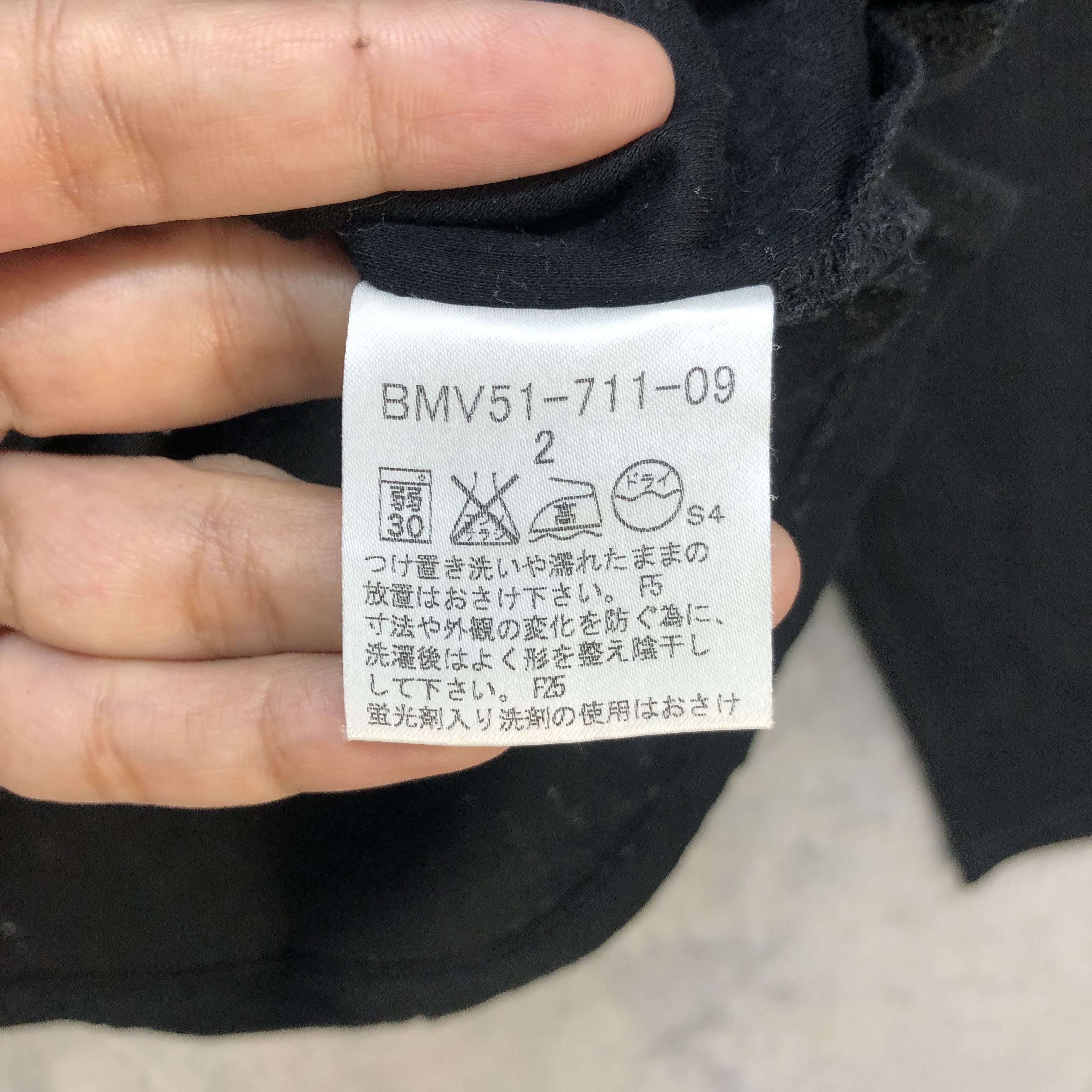 Burberry BURBERRY BLACK LABEL LONG SLEEVE CROPPED POLO SHIRT #6603-76 Size US S / EU 44-46 / 1 - 8 Thumbnail