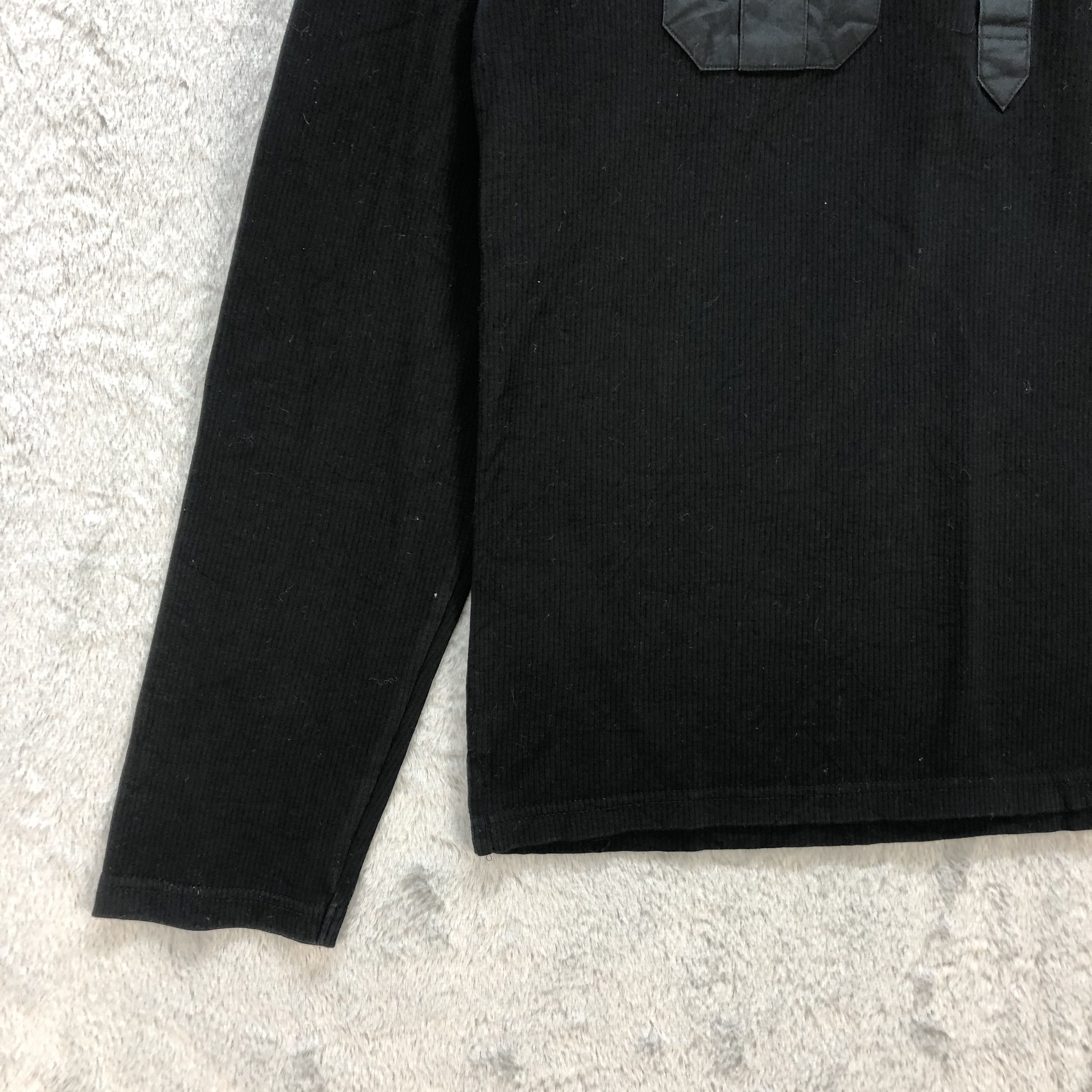 Burberry BURBERRY BLACK LABEL LONG SLEEVE CROPPED POLO SHIRT #6603-76 Size US S / EU 44-46 / 1 - 5 Thumbnail