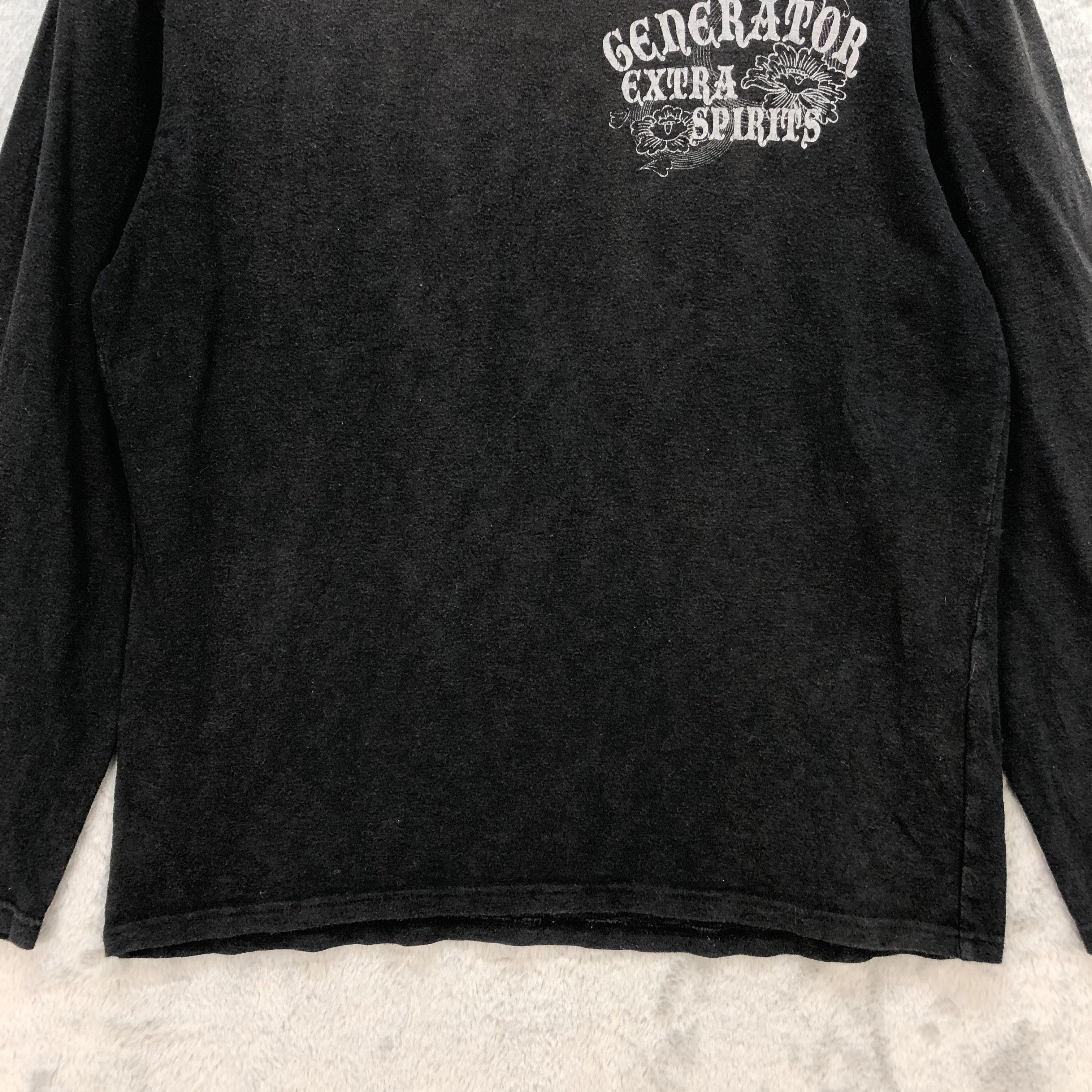 Japanese Brand OBLO GENERATOR EXTRA SPIRIT LONG SLEEVE T SHIRT #6607-76 Size US L / EU 52-54 / 3 - 6 Thumbnail