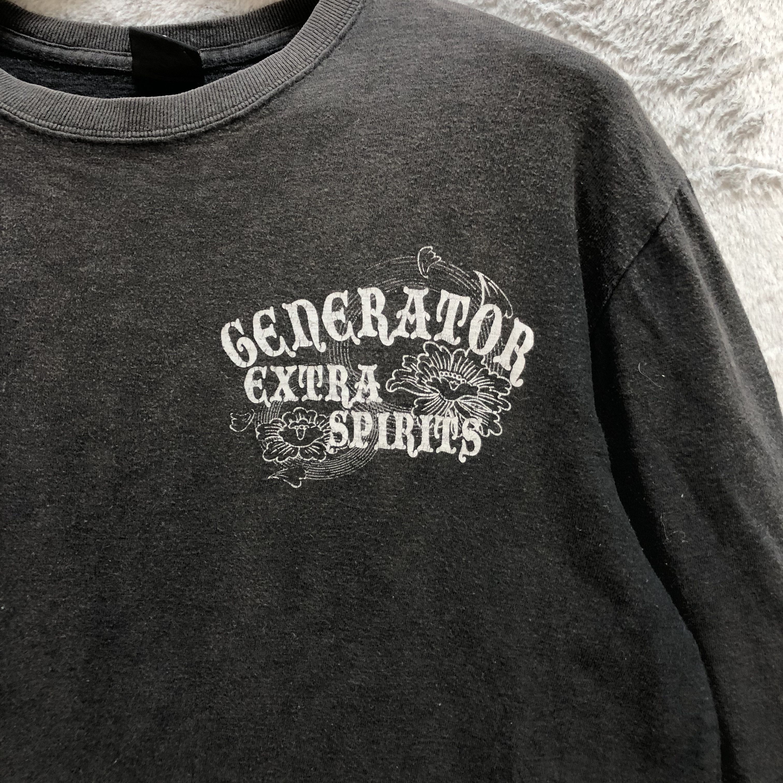 Japanese Brand OBLO GENERATOR EXTRA SPIRIT LONG SLEEVE T SHIRT #6607-76 Size US L / EU 52-54 / 3 - 5 Thumbnail
