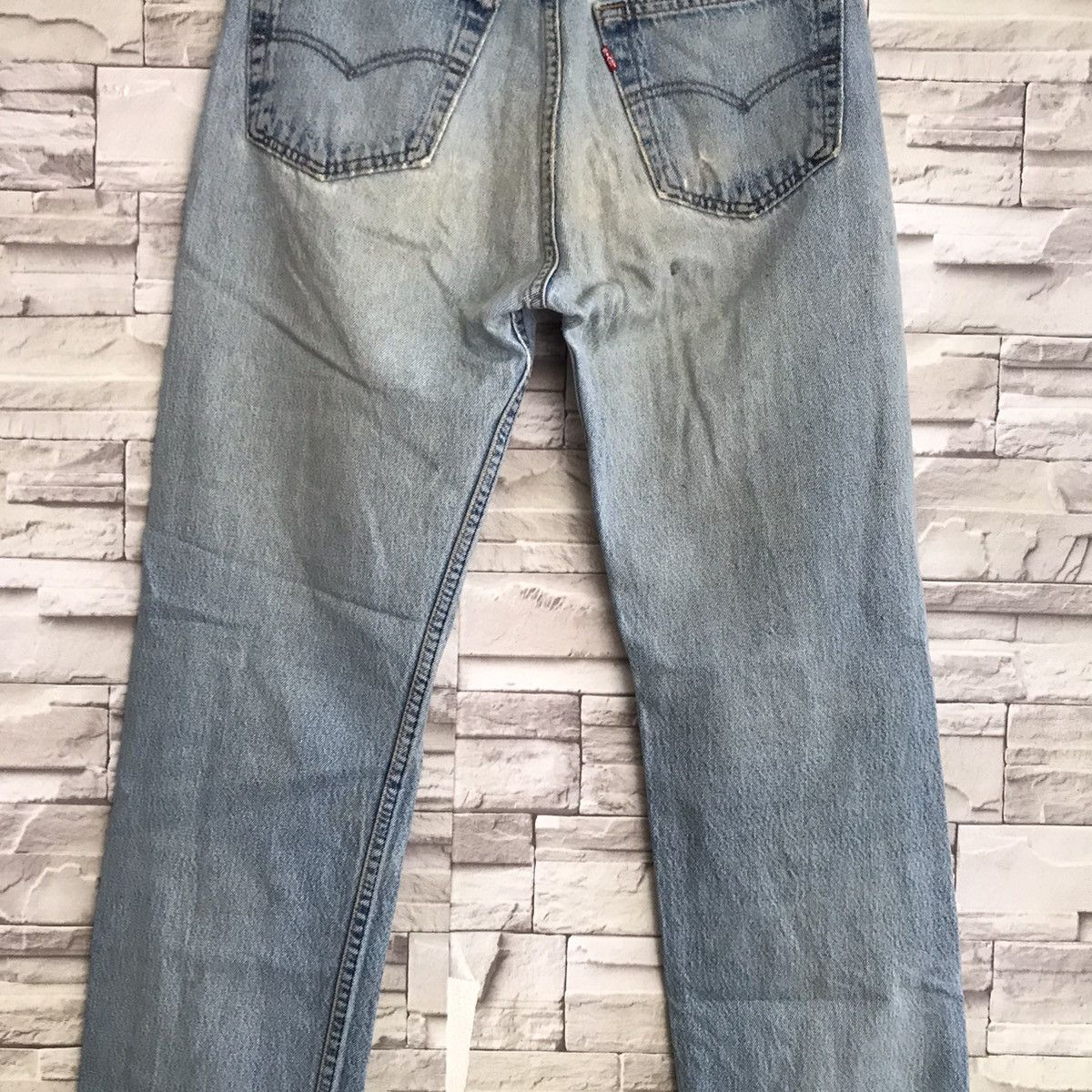 Levi's Vintage 80s Levis 501 Distressed Jeans Made in USA Size US 31 - 15 Thumbnail
