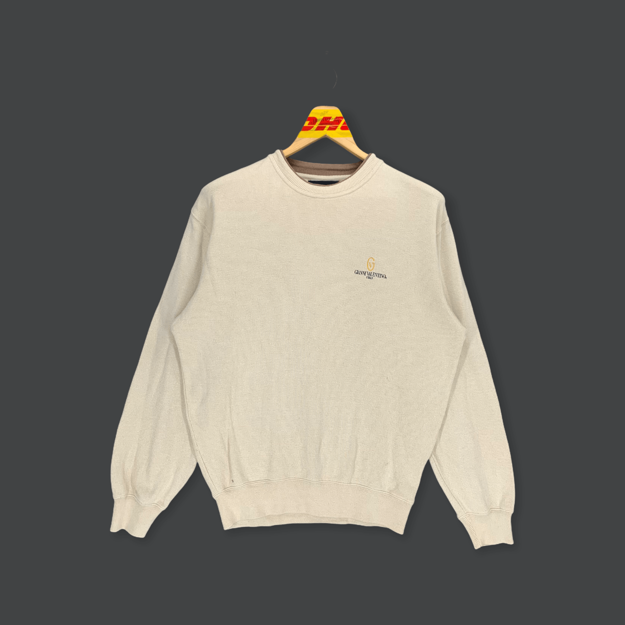 Gianni Valentino Vintage Gianni Valentino Crew Neck Sweatshirts #3046-100 Size US M / EU 48-50 / 2 - 1 Thumbnail