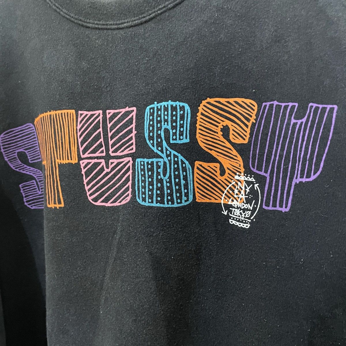 Stussy × Vintage 💥STUSSY BOXY CREWNECK SWEATSHIRT Size US M / EU 48-50 / 2 - 5 Thumbnail