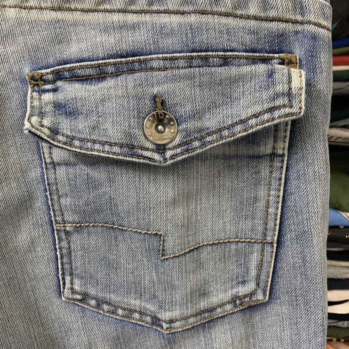 Japanese Brand IDENTIC DOUBLE KNEE DESIGN JEANS Size US 34 / EU 50 - 7 Thumbnail
