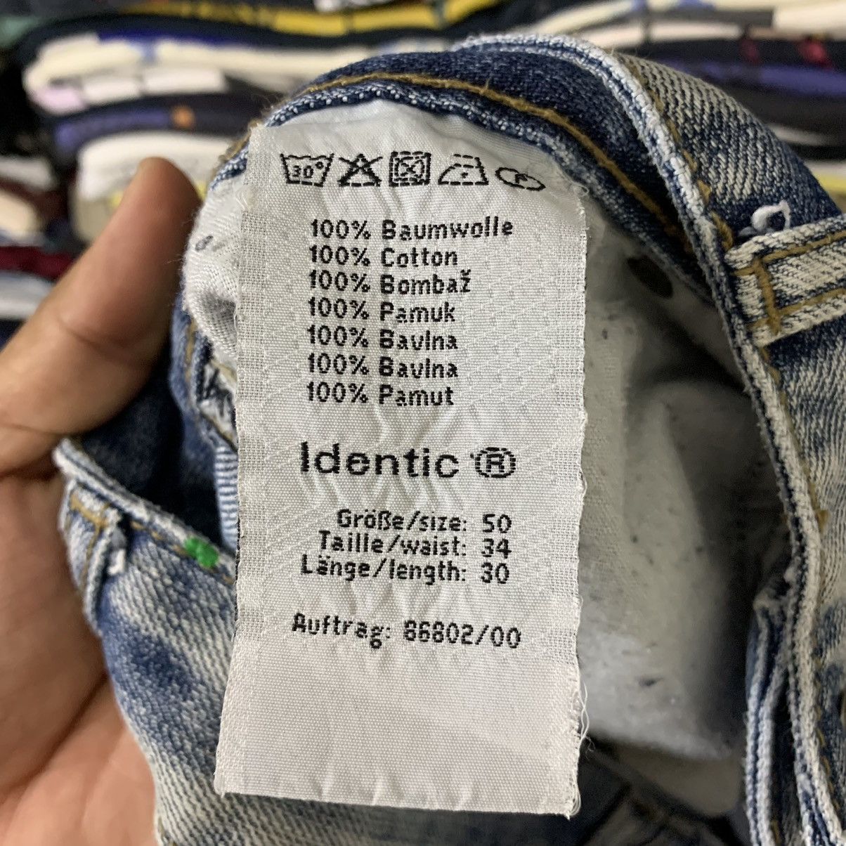 Japanese Brand IDENTIC DOUBLE KNEE DESIGN JEANS Size US 34 / EU 50 - 6 Thumbnail