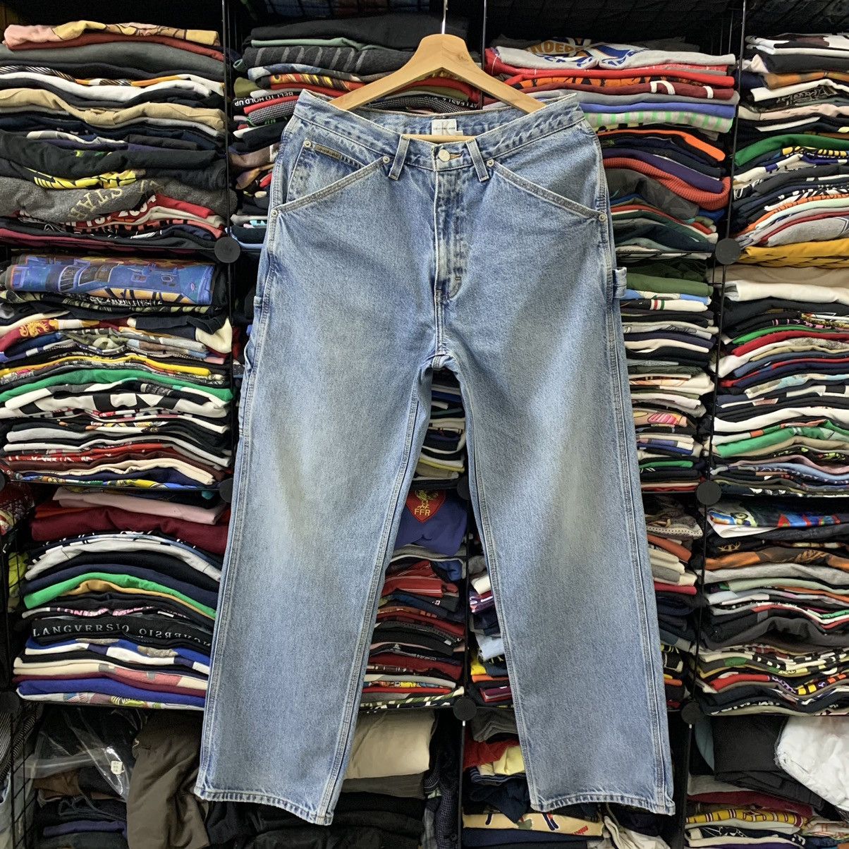 Calvin Klein × Vintage CALVIN KLEIN CARPENTER WORKER JEANS VINTAGE(STONEWASH) Size US 30 / EU 46 - 1 Thumbnail