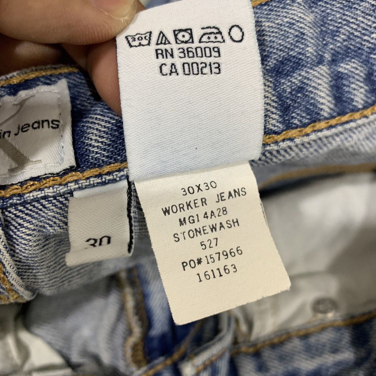 Calvin Klein × Vintage CALVIN KLEIN CARPENTER WORKER JEANS VINTAGE(STONEWASH) Size US 30 / EU 46 - 14 Thumbnail