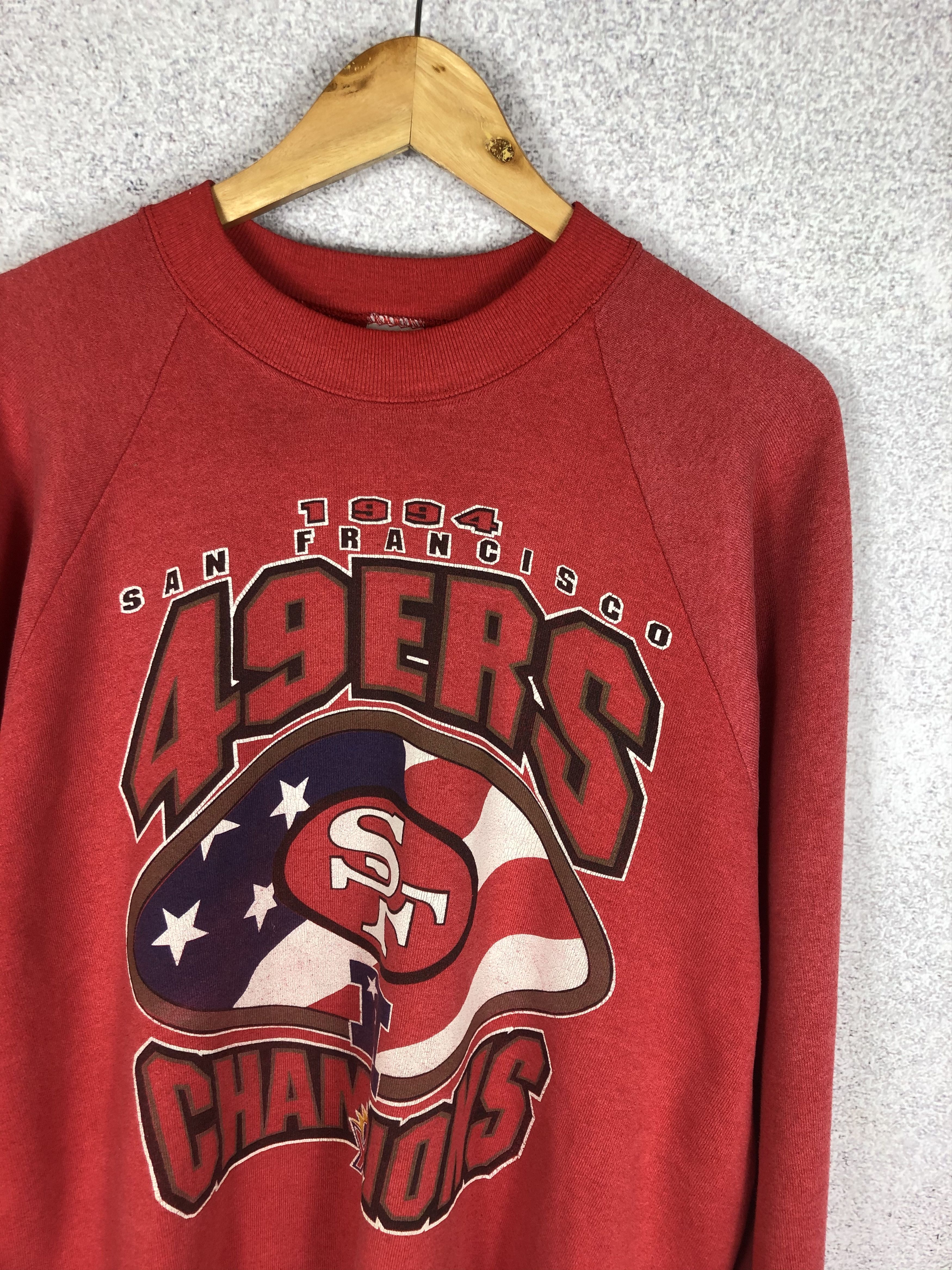 NFL Vintage San Francisco 49ers Champions NFL Team Sweatshirt Size US XL / EU 56 / 4 - 2 Thumbnail